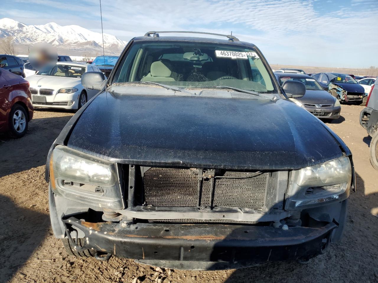2005 Chevrolet Trailblazer Ls Black vin: 1GNDT13SX52233768