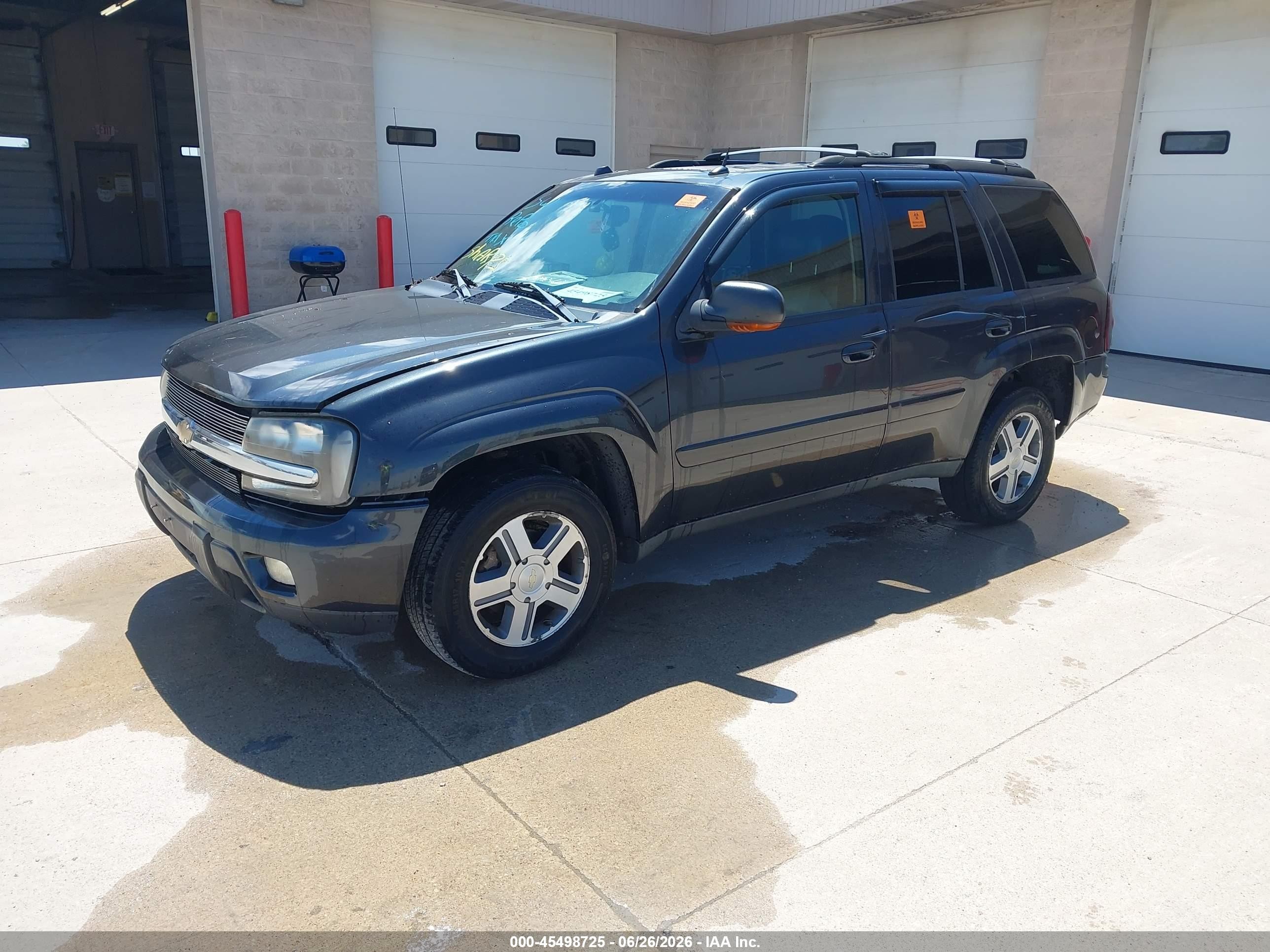 2005 Chevrolet Trailblazer Lt Gray vin: 1GNDT13SX52276300