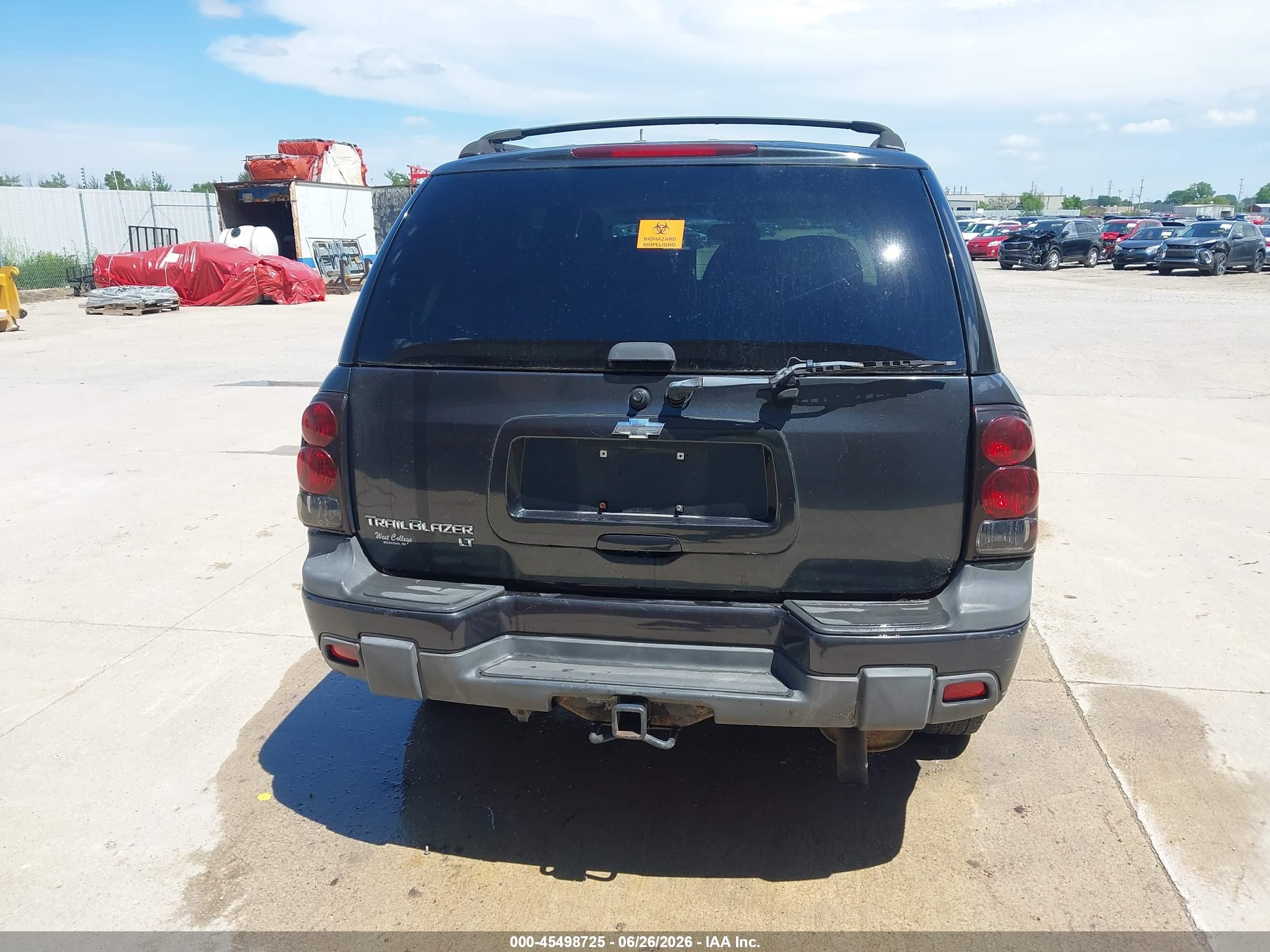2005 Chevrolet Trailblazer Lt Gray vin: 1GNDT13SX52276300