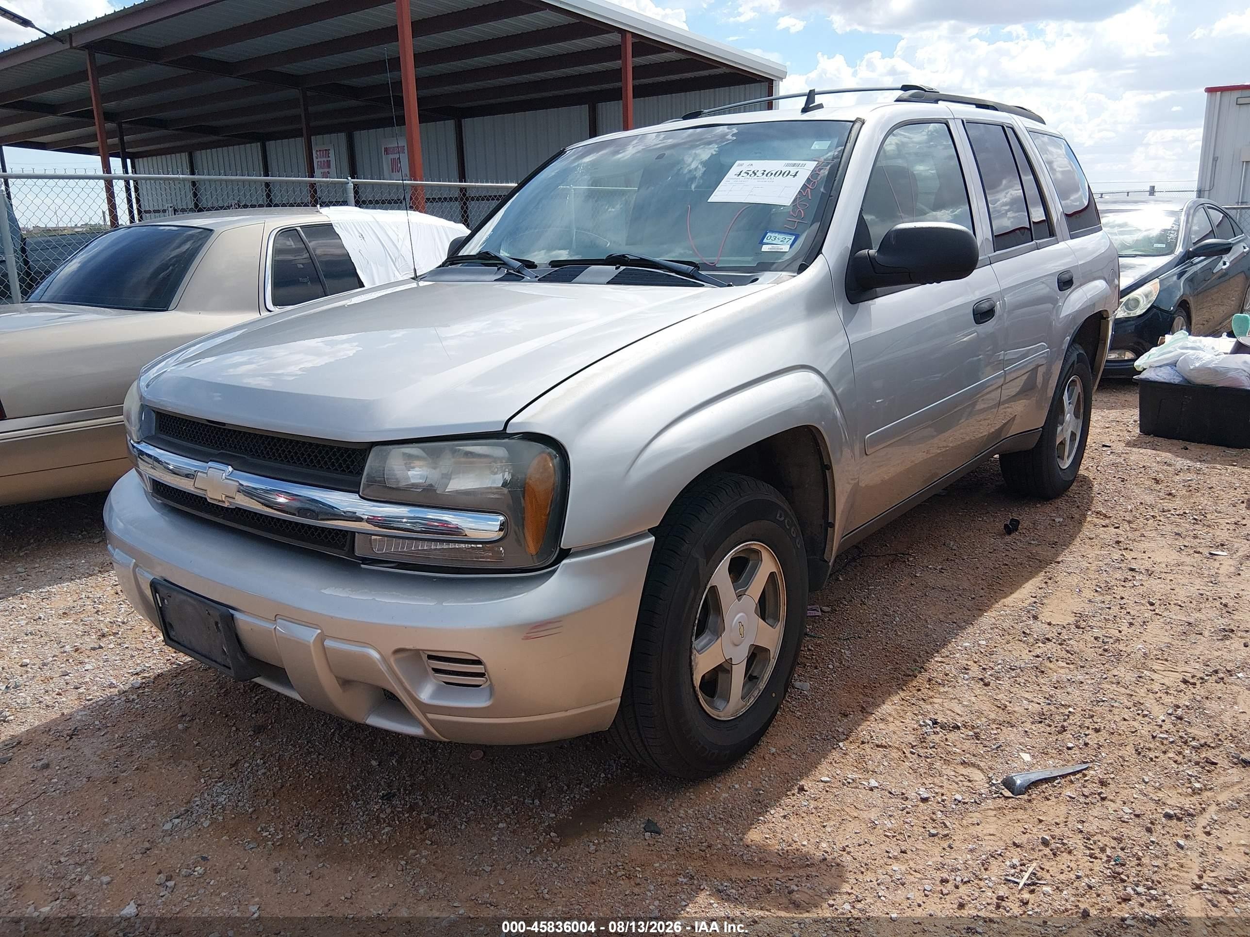 2006 Chevrolet Trailblazer Ls Beige vin: 1GNDT13SX62201095