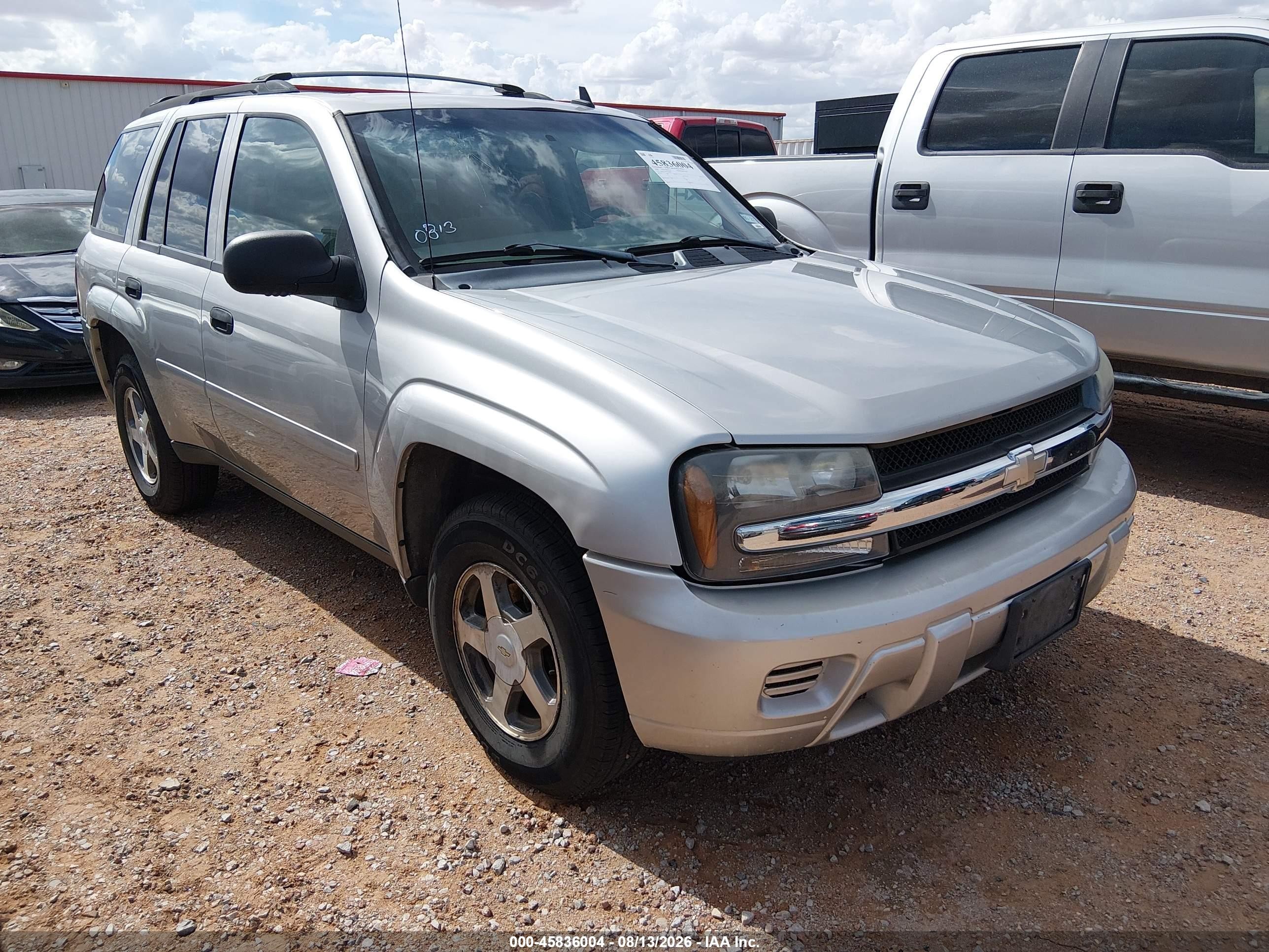 2006 Chevrolet Trailblazer Ls Бежевый vin: 1GNDT13SX62201095