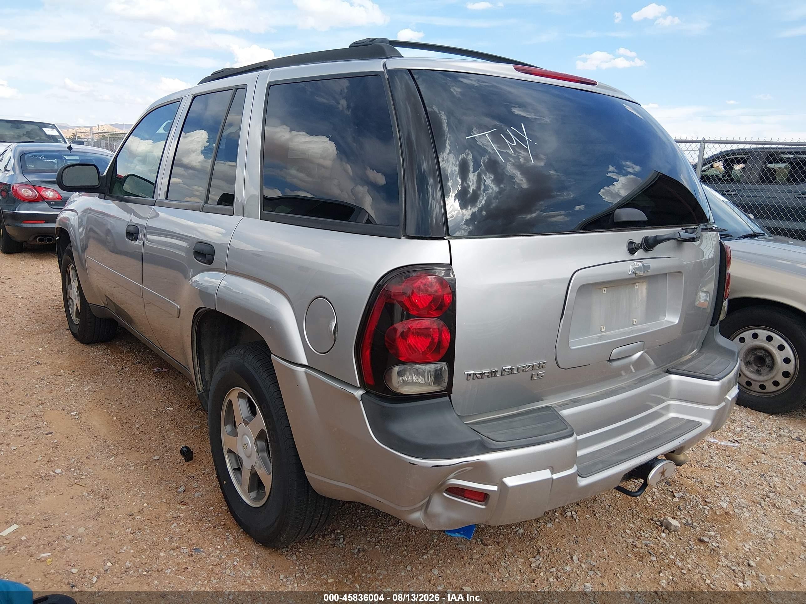 2006 Chevrolet Trailblazer Ls Beige vin: 1GNDT13SX62201095