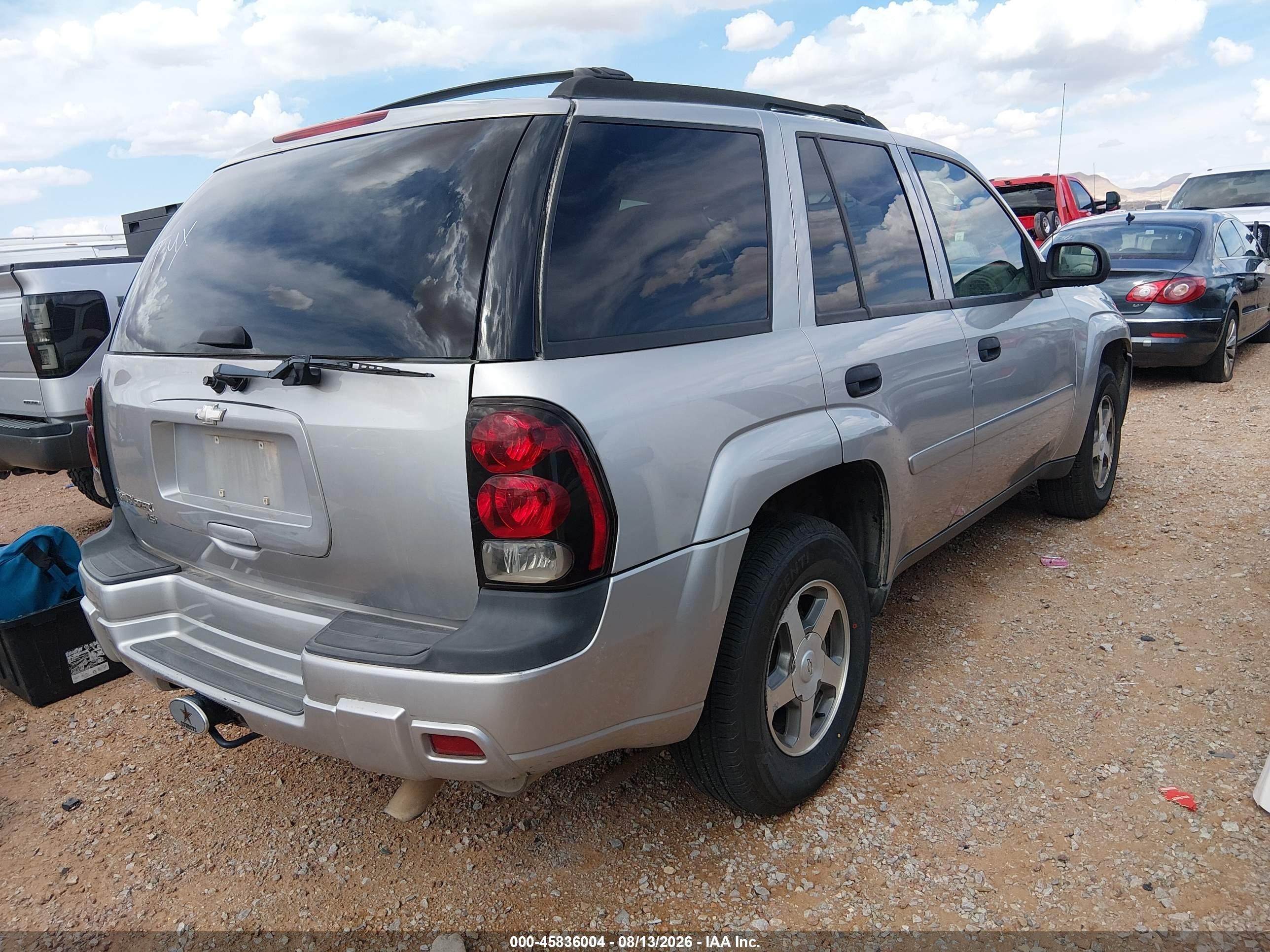 2006 Chevrolet Trailblazer Ls Beige vin: 1GNDT13SX62201095