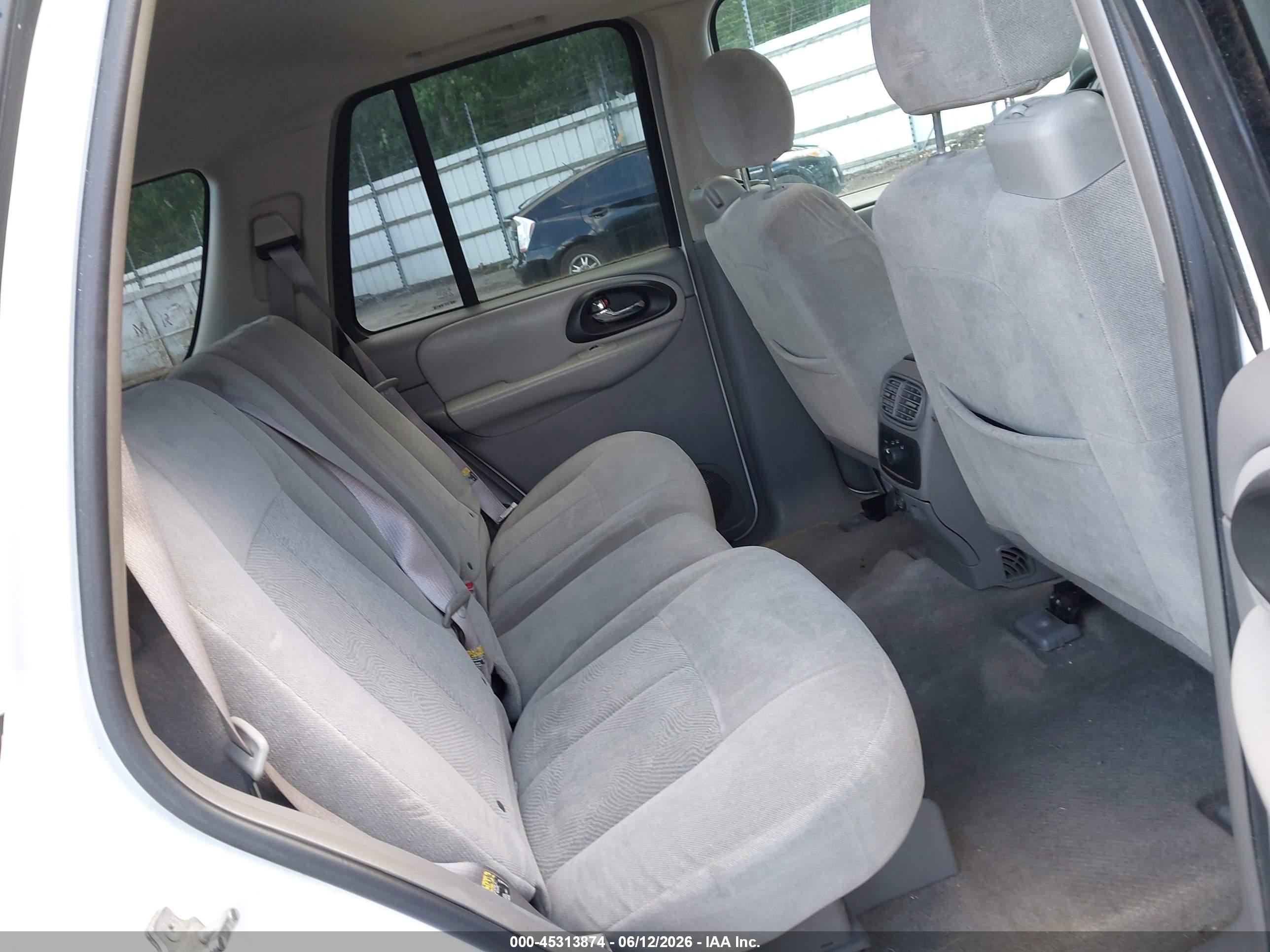 2006 Chevrolet Trailblazer Ls White vin: 1GNDT13SX62238700