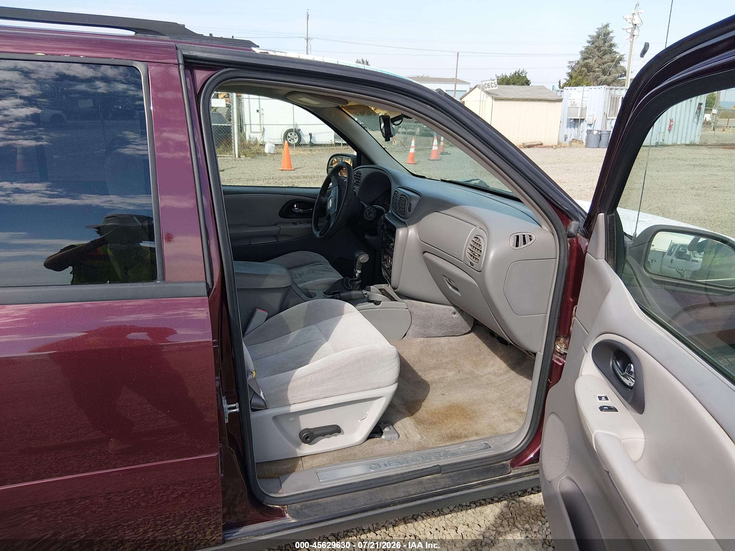 2006 Chevrolet Trailblazer Ls Red vin: 1GNDT13SX62349456