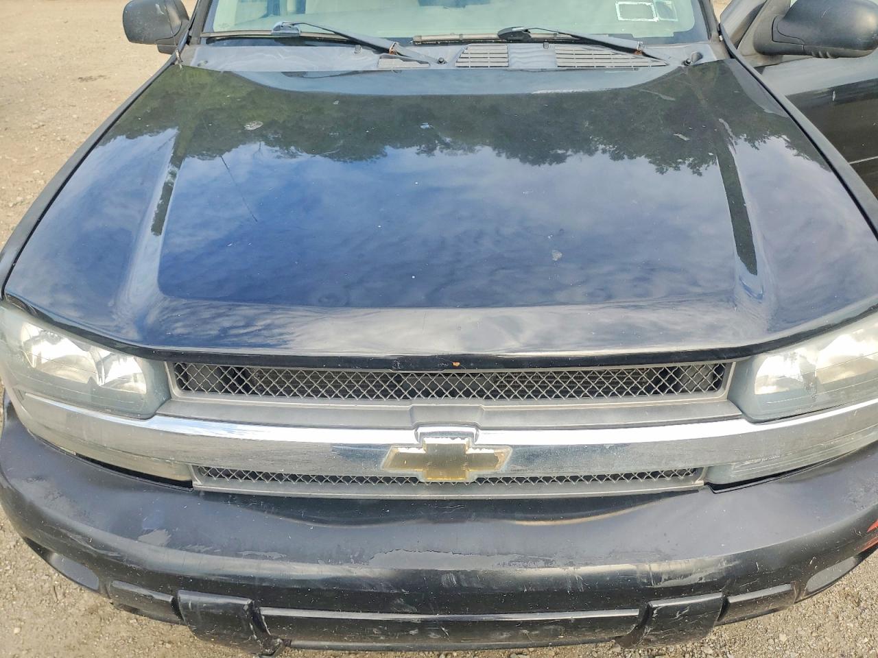 2007 Chevrolet Trailblazer Ls Black vin: 1GNDT13SX72102844