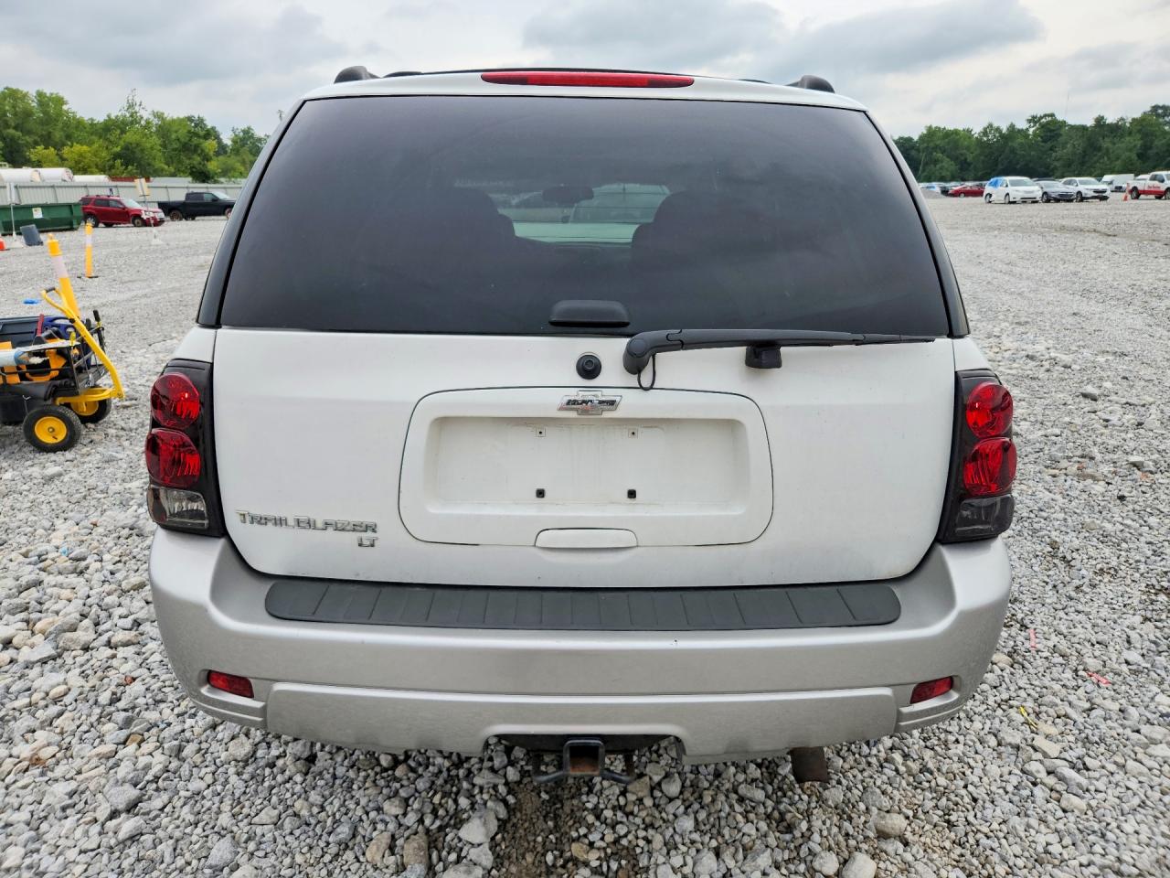 2007 Chevrolet Trailblazer Ls White vin: 1GNDT13SX72155754
