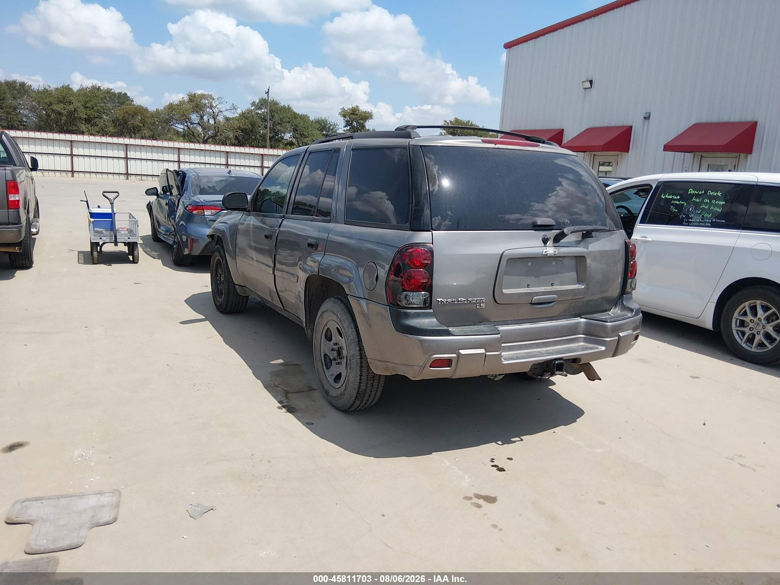 2007 Chevrolet Trailblazer Ls Желто-коричневый vin: 1GNDT13SX72176474
