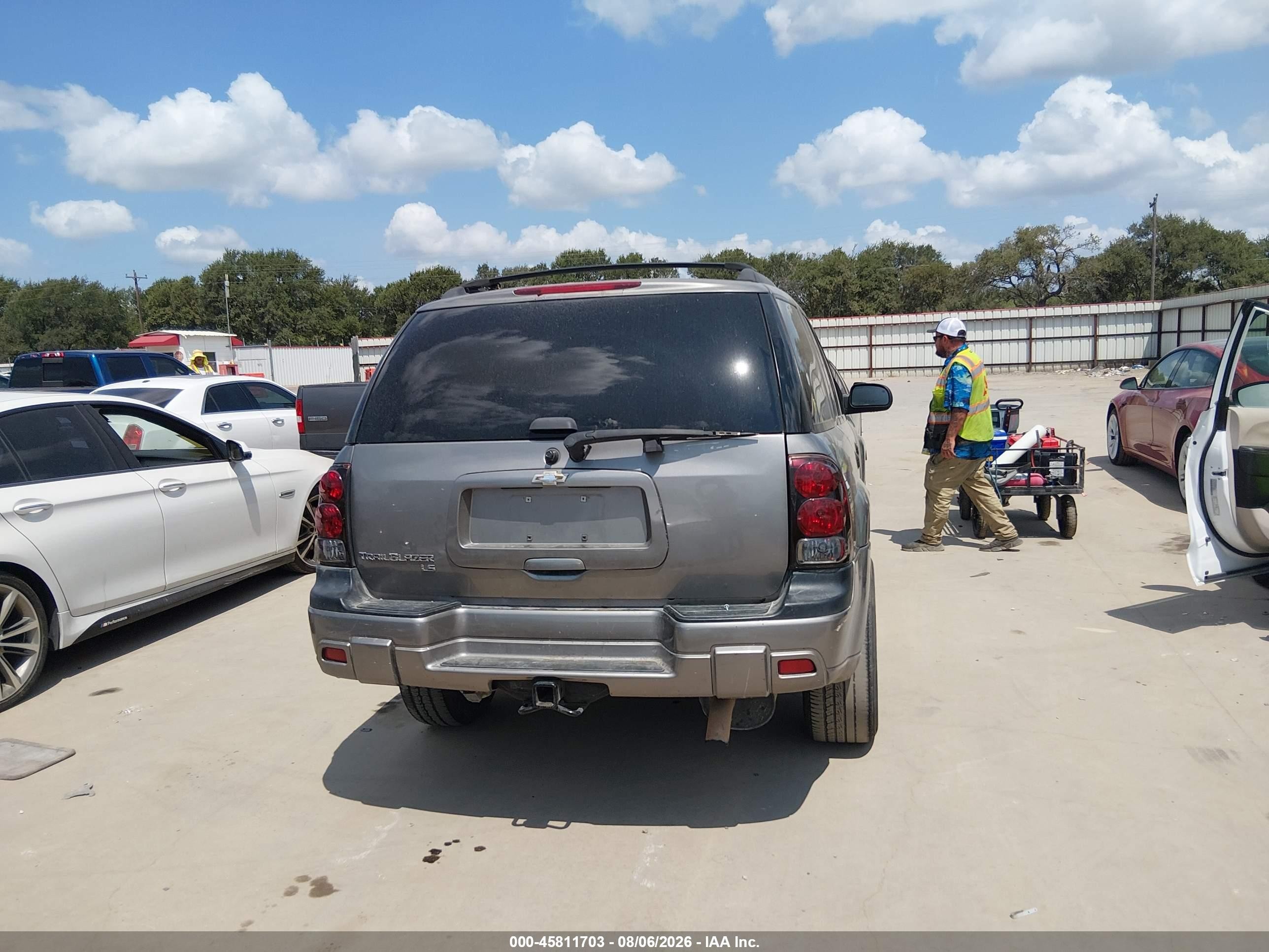 2007 Chevrolet Trailblazer Ls Желто-коричневый vin: 1GNDT13SX72176474