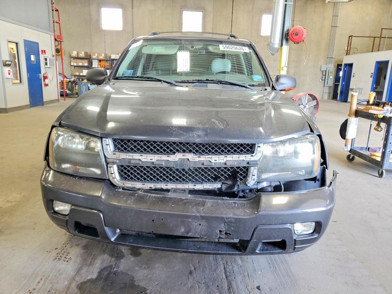 2007 Chevrolet Trailblazer Ls Gray vin: 1GNDT13SX72255059