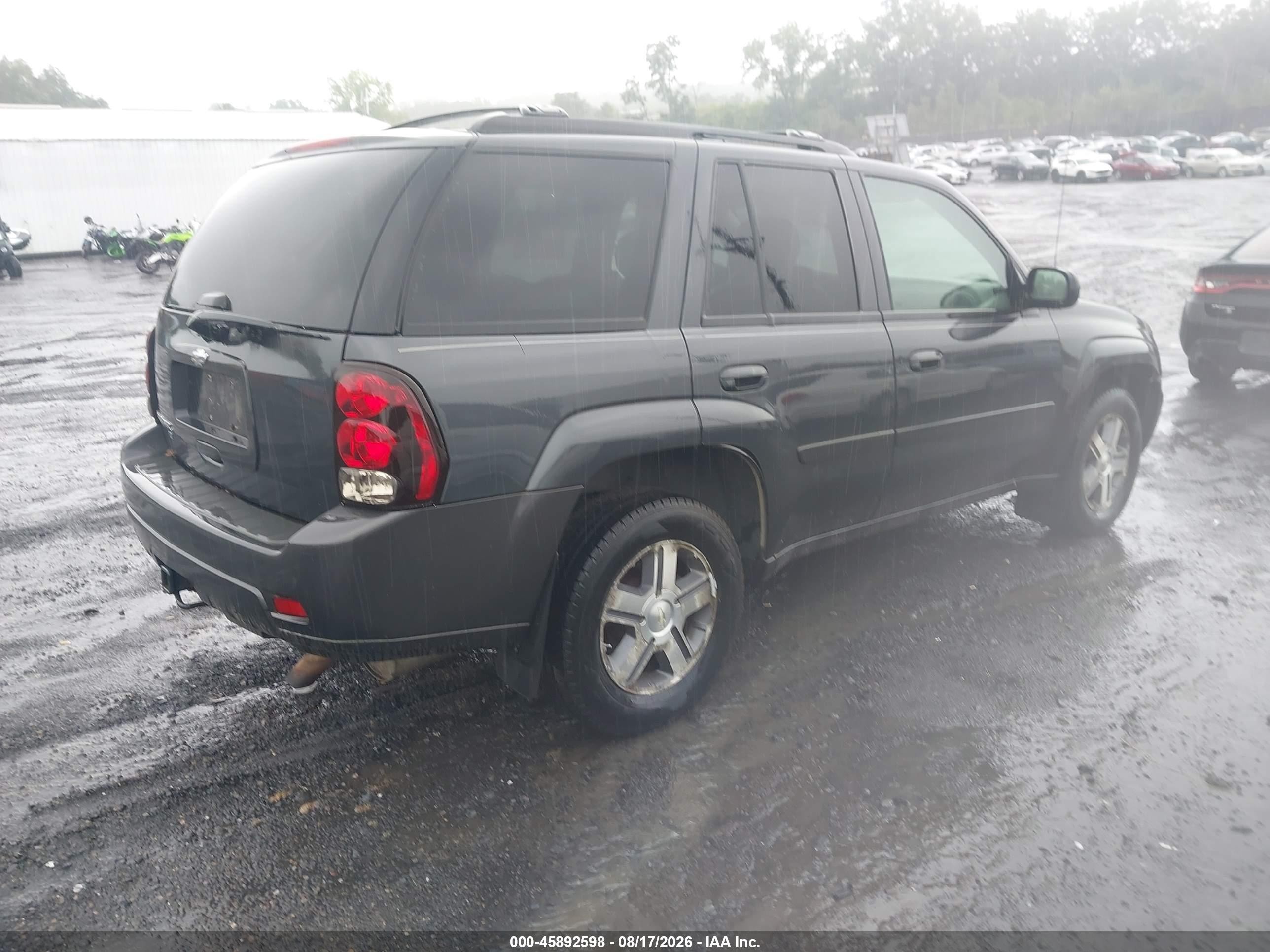 2007 Chevrolet Trailblazer Lt Gray vin: 1GNDT13SX72257975