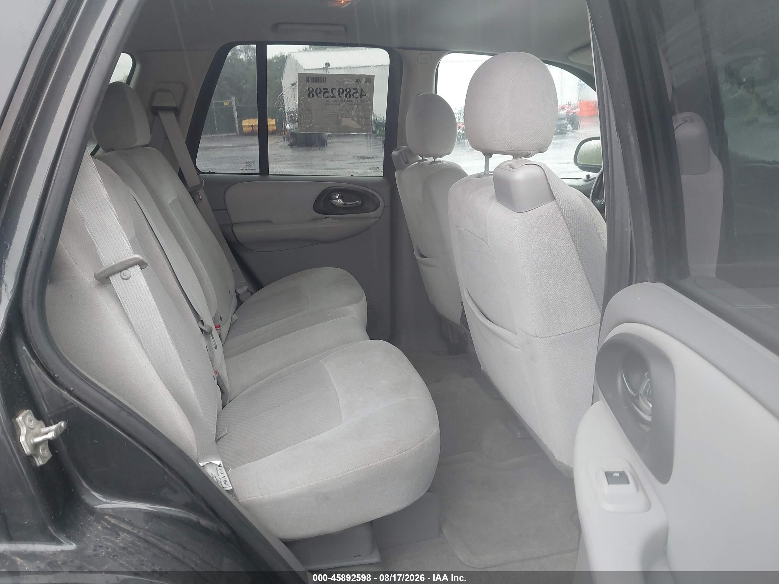 2007 Chevrolet Trailblazer Lt Gray vin: 1GNDT13SX72257975