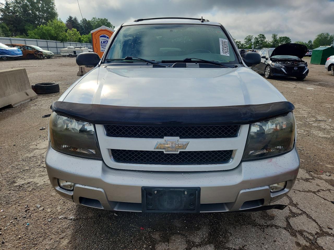 2008 Chevrolet Trailblazer Ls White vin: 1GNDT13SX82123792