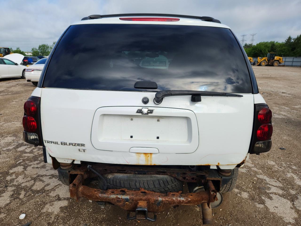 2008 Chevrolet Trailblazer Ls White vin: 1GNDT13SX82123792