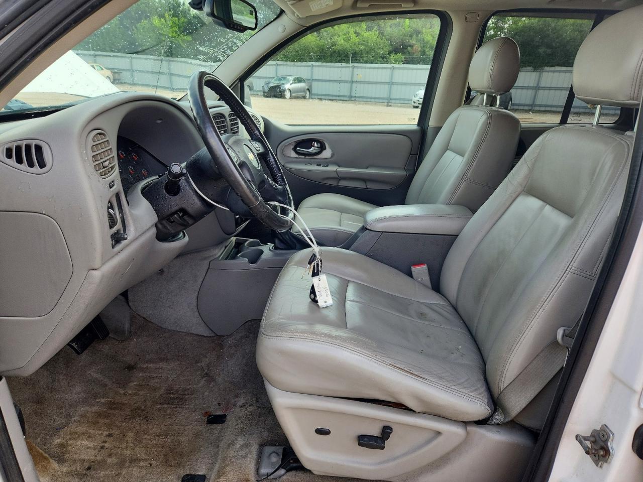 2008 Chevrolet Trailblazer Ls White vin: 1GNDT13SX82123792