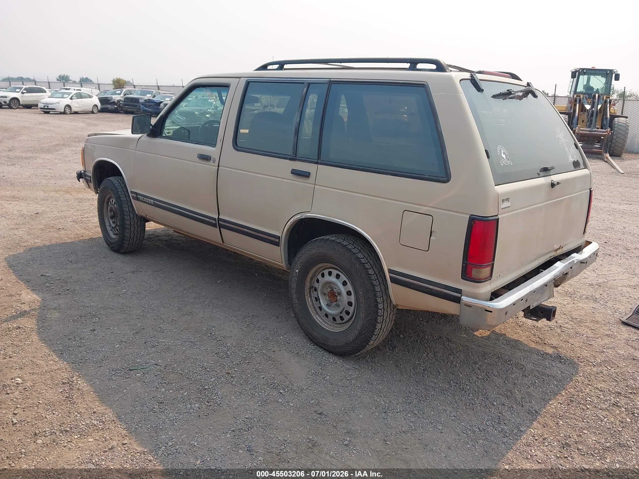 1994 Chevrolet Blazer S10 Желто-коричневый vin: 1GNDT13W0R2143330