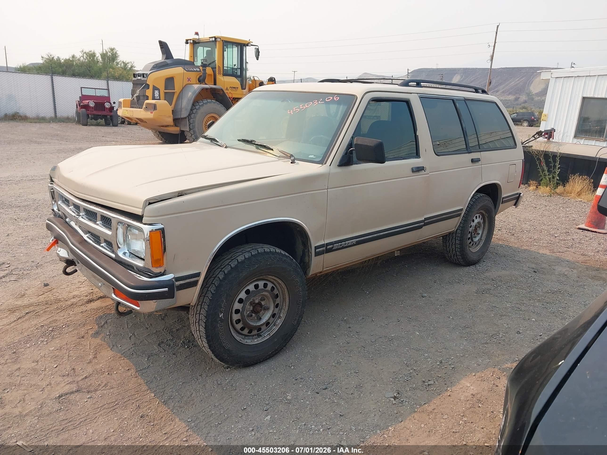 1994 Chevrolet Blazer S10 Желто-коричневый vin: 1GNDT13W0R2143330