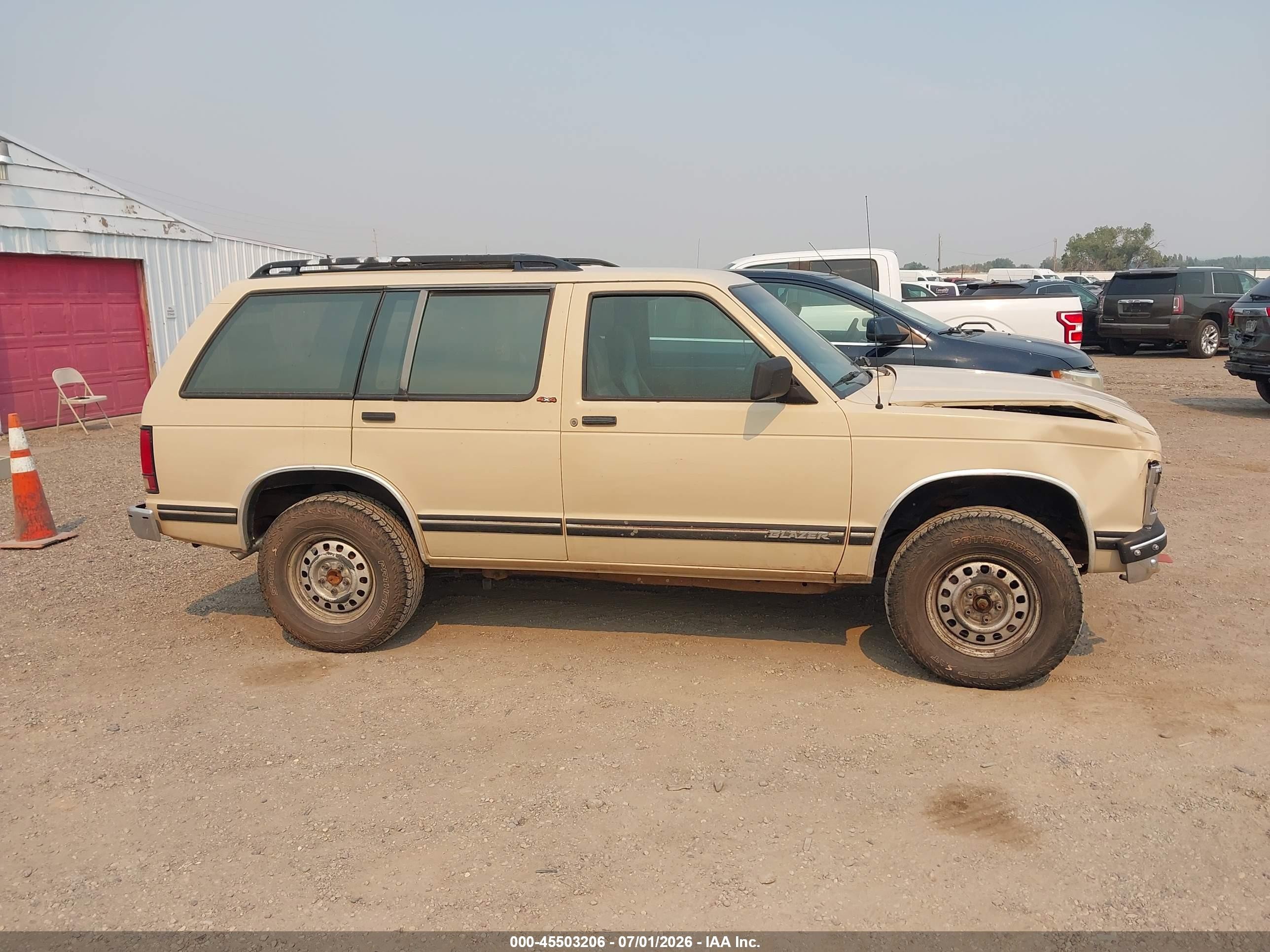 1994 Chevrolet Blazer S10 Желто-коричневый vin: 1GNDT13W0R2143330