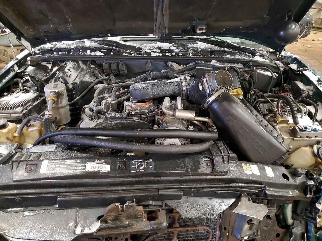 1996 Chevrolet Blazer Green vin: 1GNDT13W0T2222973