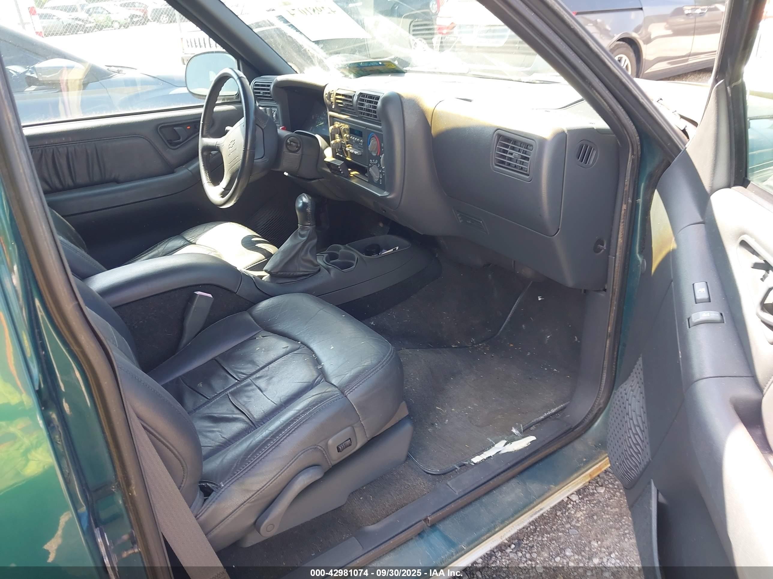 1997 Chevrolet Blazer Lt Green vin: 1GNDT13W0V2192960