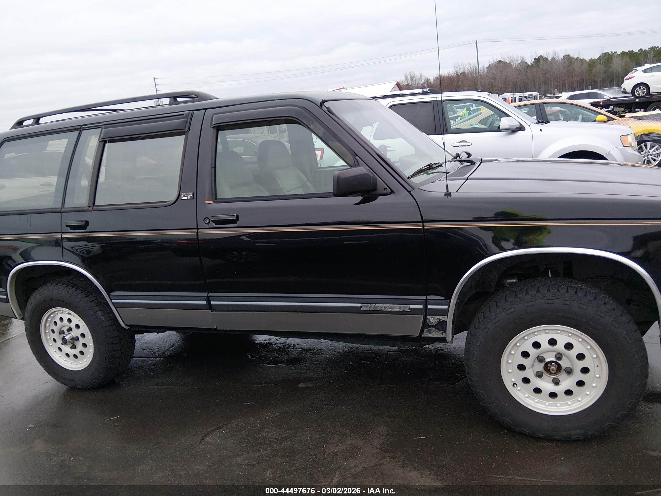 1994 Chevrolet Blazer S10 Black vin: 1GNDT13W1R0168300