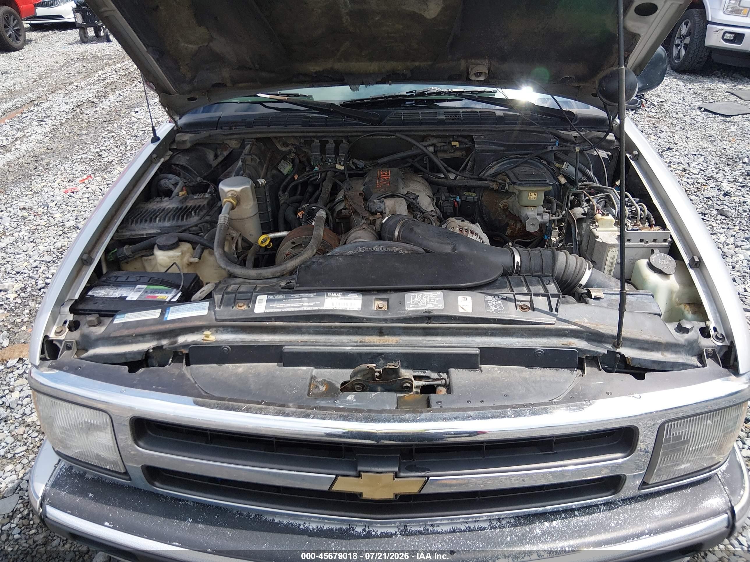 1995 Chevrolet Blazer   Gray vin: 1GNDT13W1S2245063