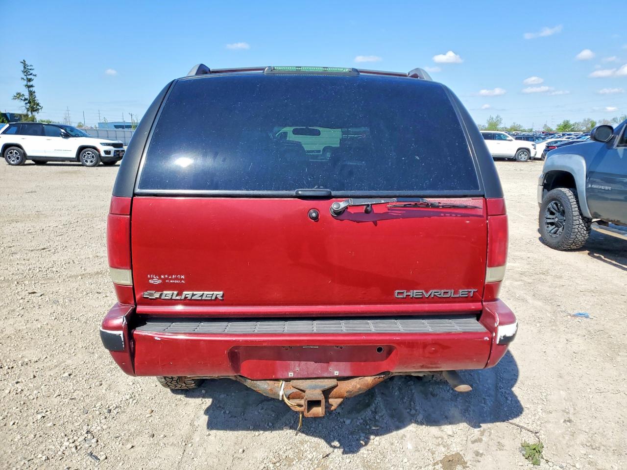 1996 Chev Blazer Красный vin: 1GNDT13W1T2171256