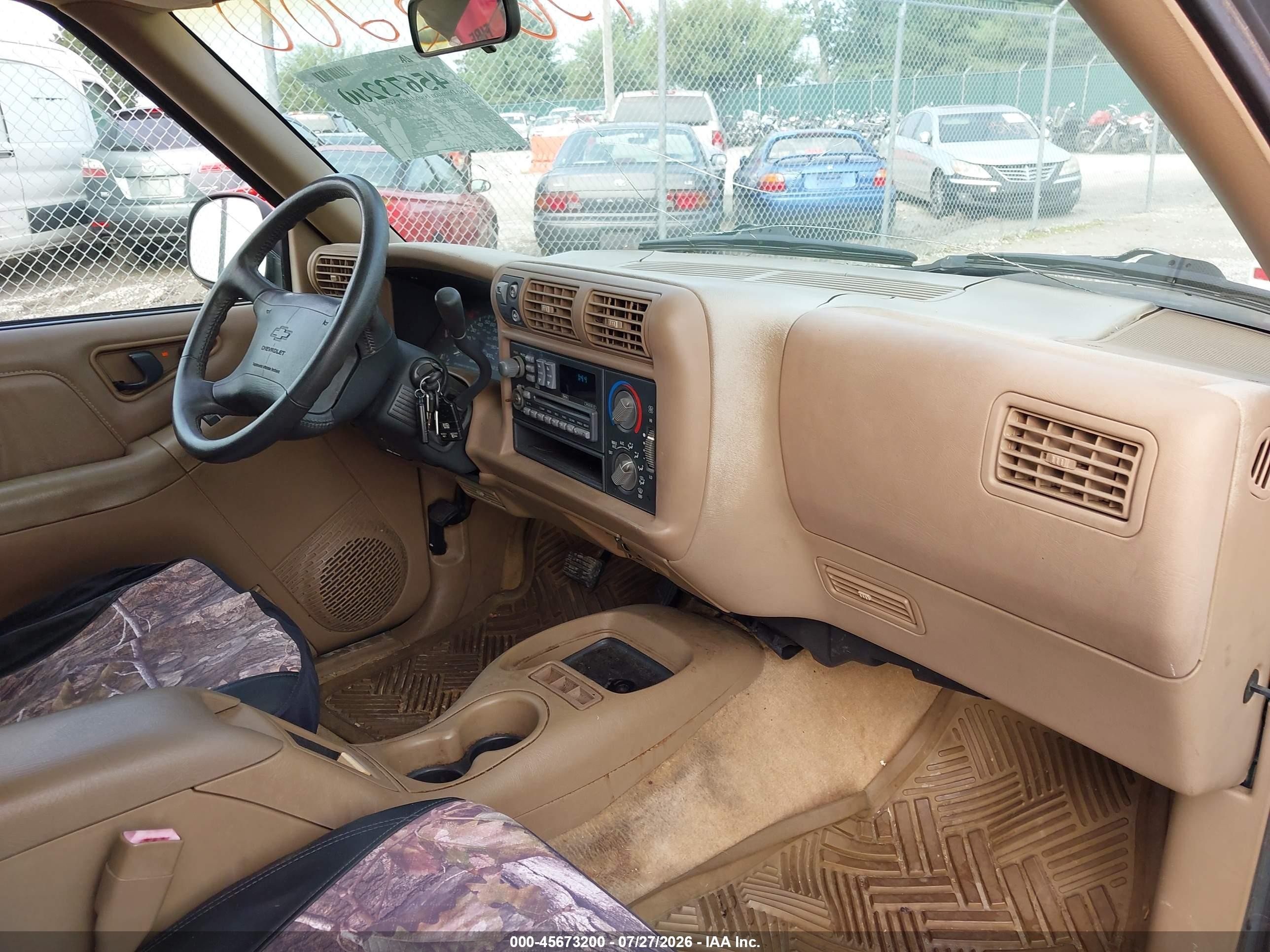 1996 Chevrolet Blazer   Green vin: 1GNDT13W1T2317008
