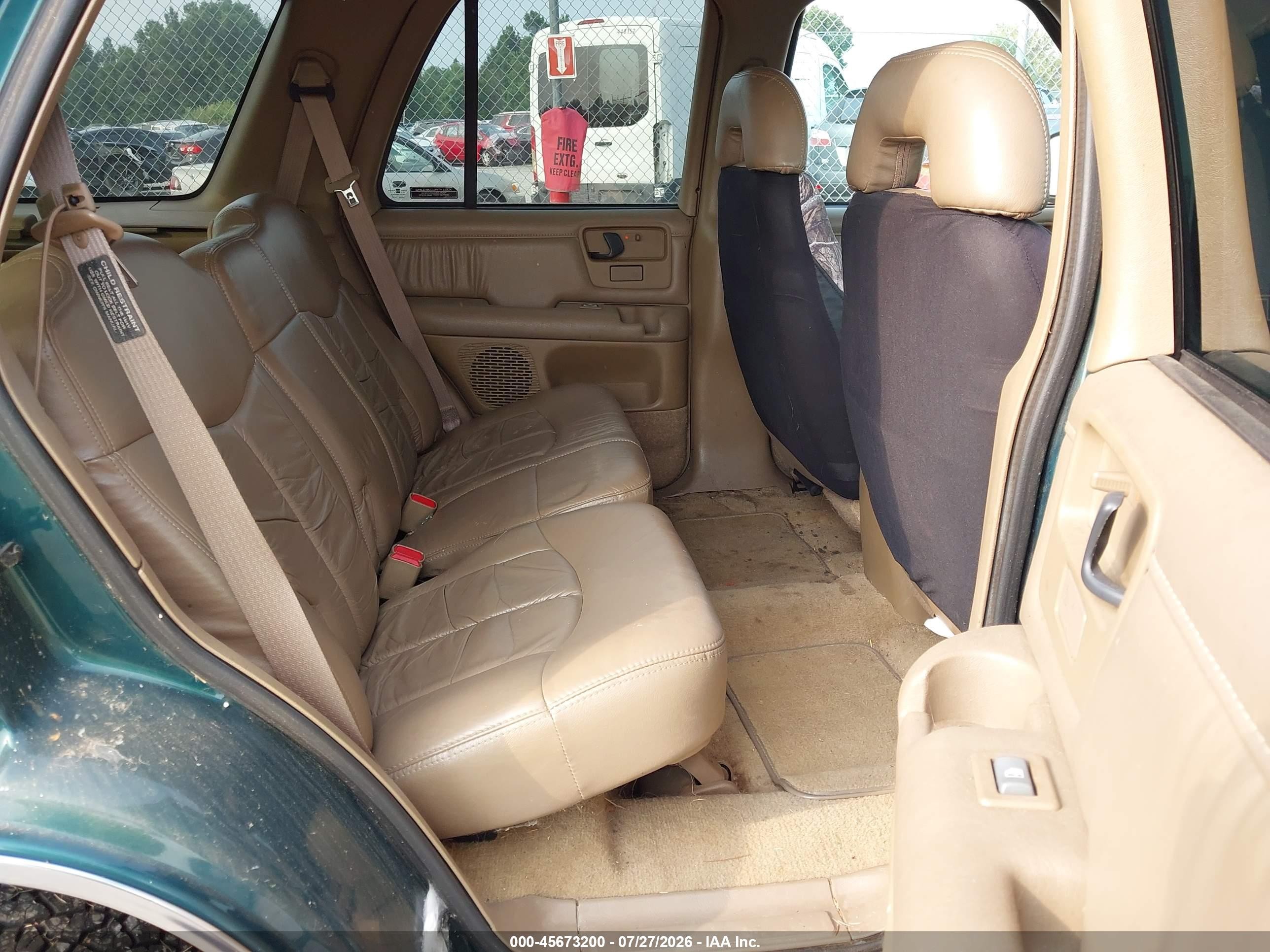 1996 Chevrolet Blazer   Green vin: 1GNDT13W1T2317008