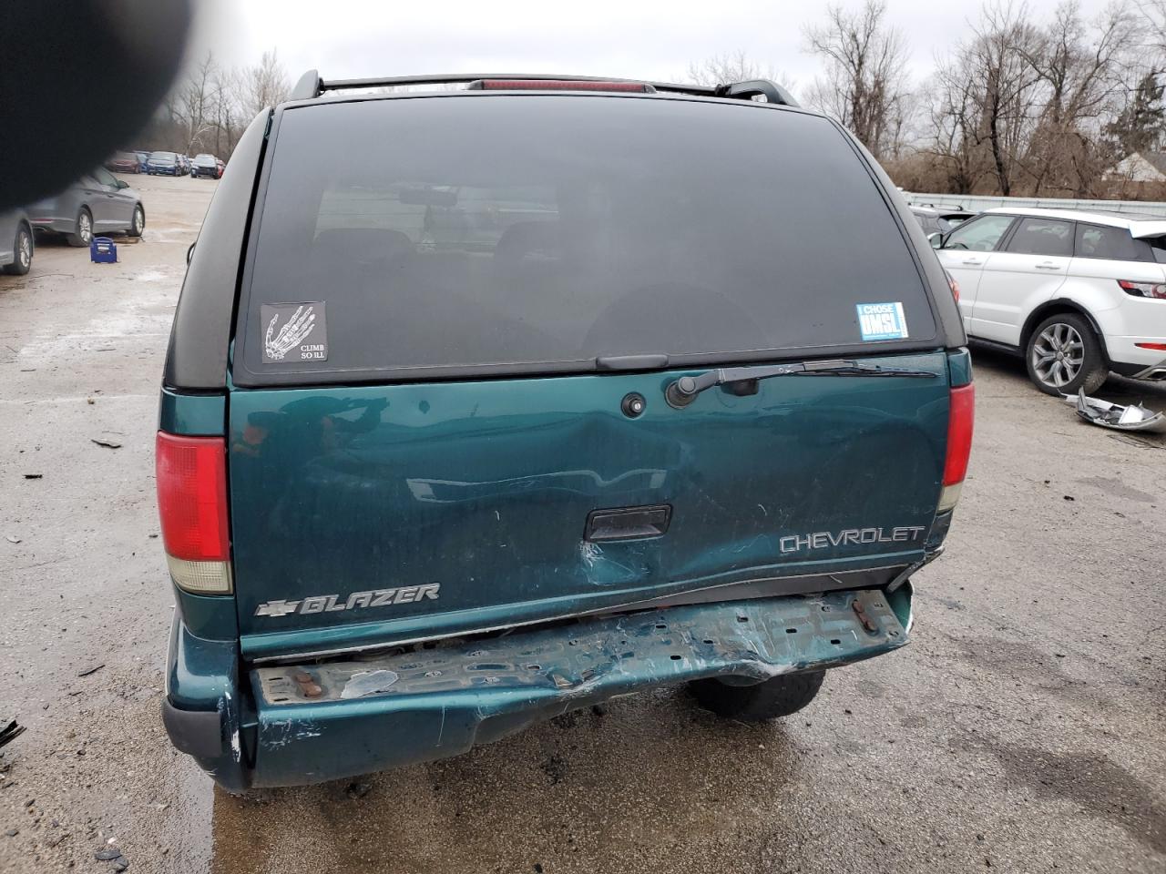 1997 Chevrolet Blazer Green vin: 1GNDT13W1V2254432