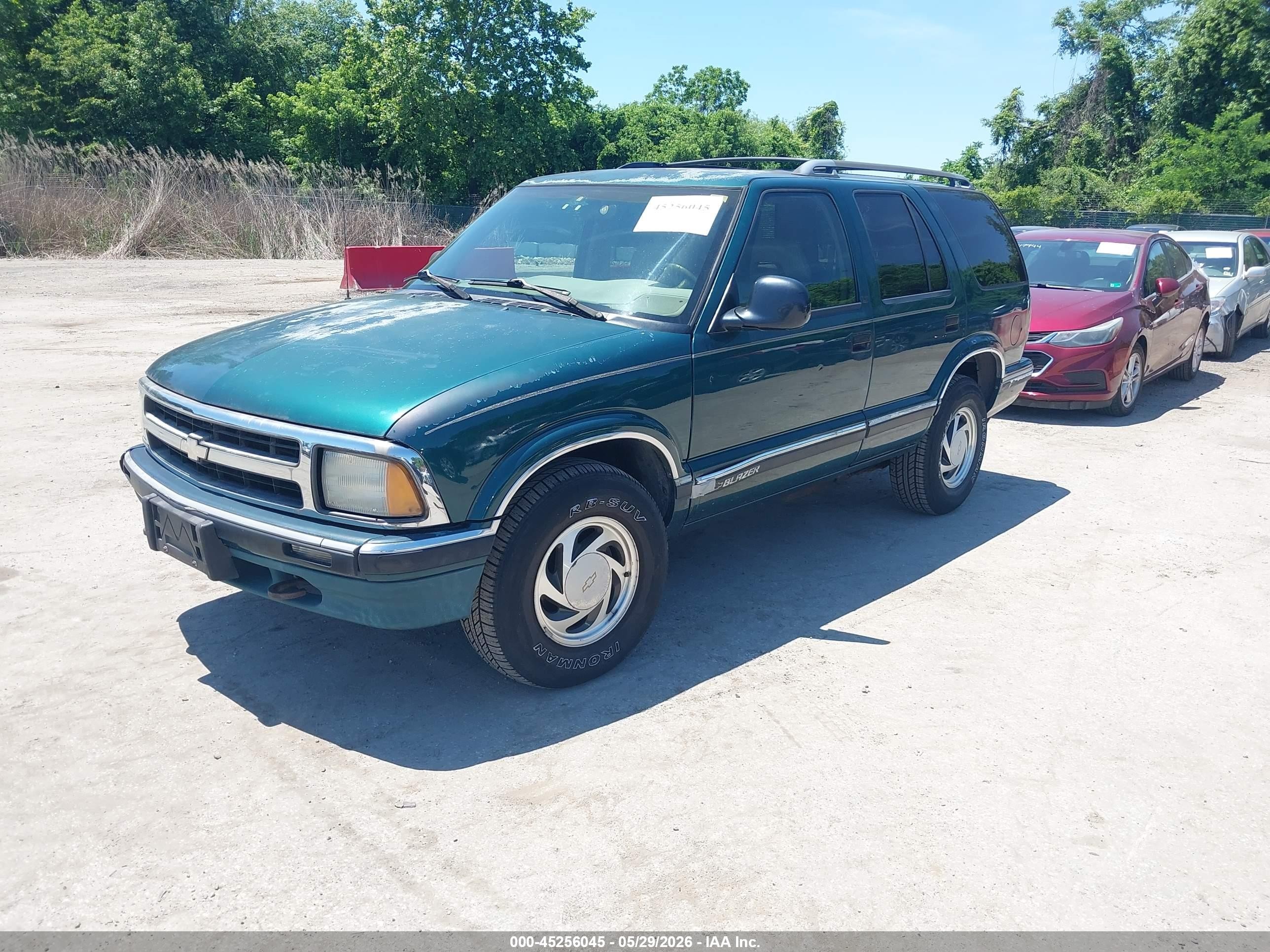 1996 Chevrolet Blazer   Green vin: 1GNDT13W2T2255201
