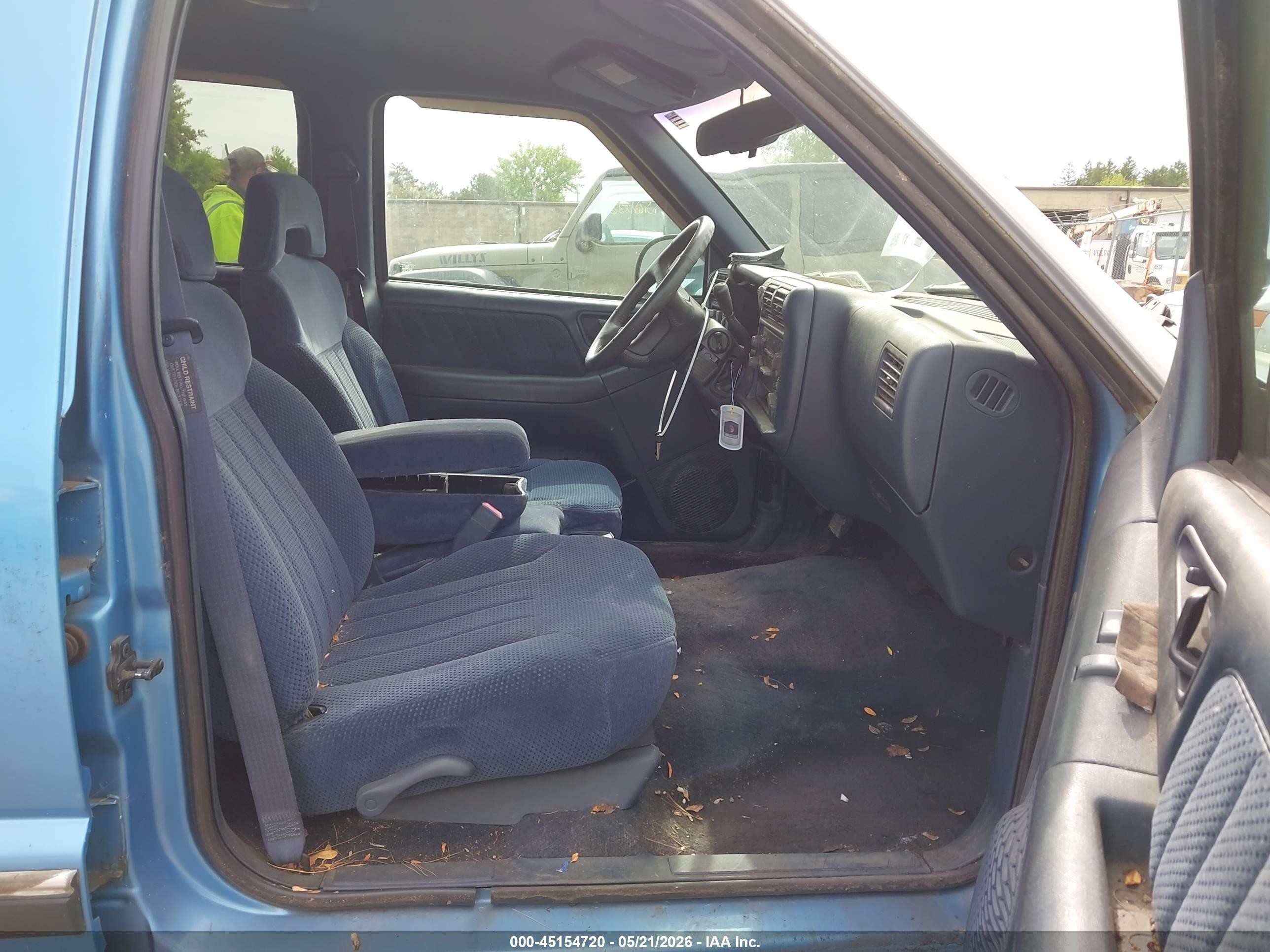 1997 Chevrolet Blazer Ls Light Blue vin: 1GNDT13W2VK181913