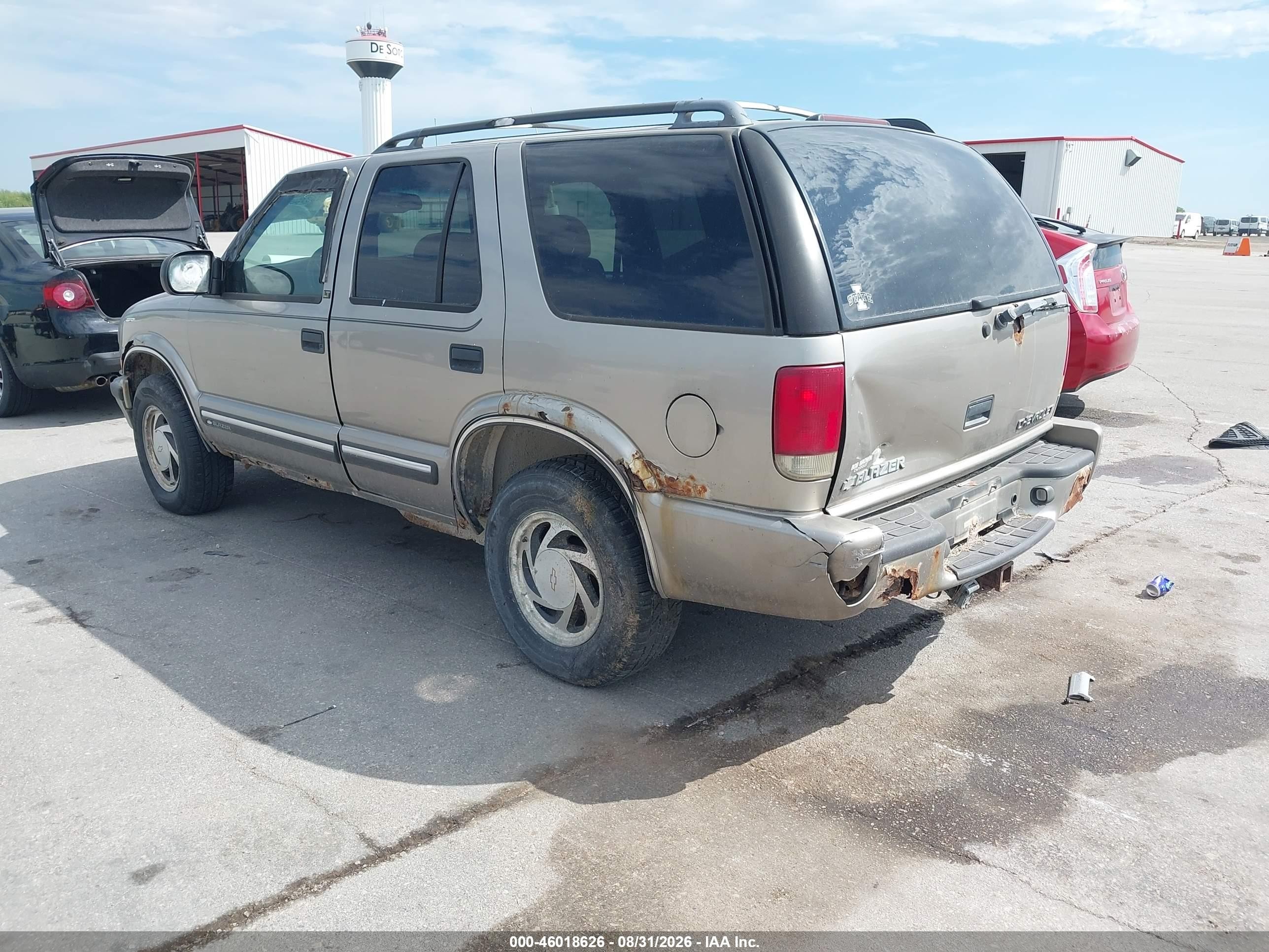 2001 Chevrolet Blazer Lt Серый vin: 1GNDT13W512106469