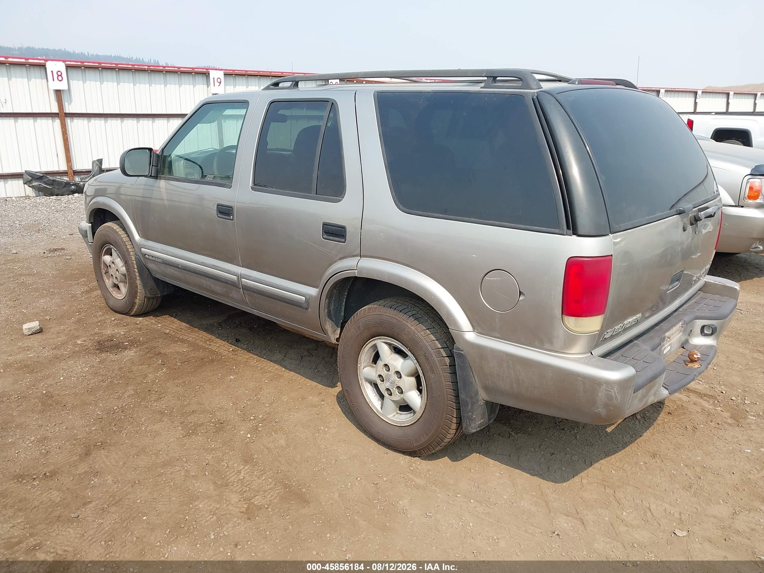 2001 Chevrolet Blazer Ls Gold vin: 1GNDT13W512193046