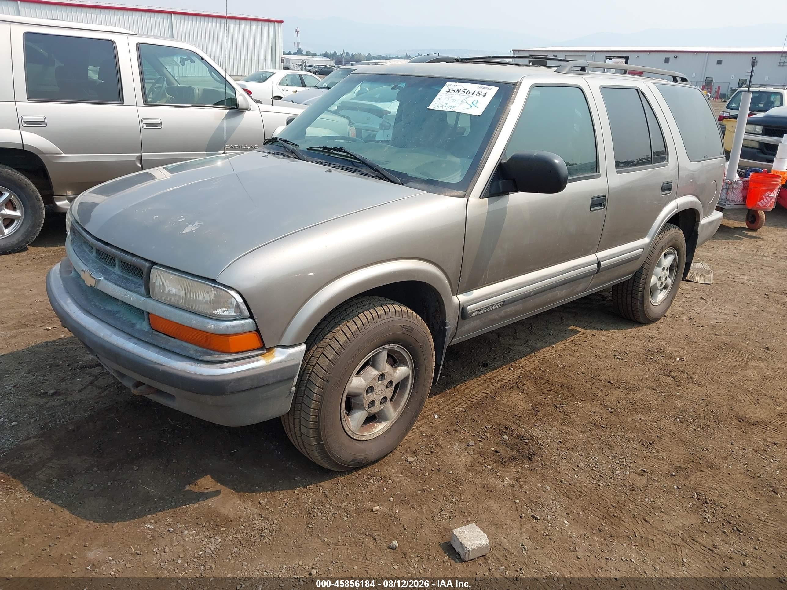 2001 Chevrolet Blazer Ls Gold vin: 1GNDT13W512193046