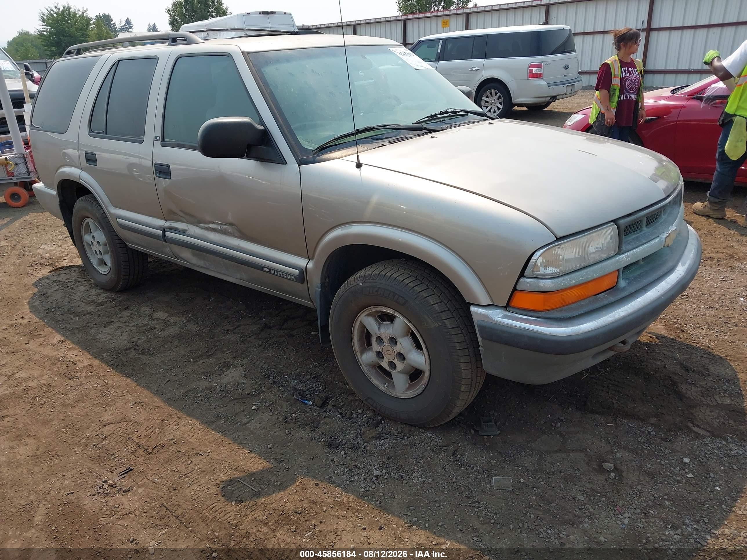 2001 Chevrolet Blazer Ls Gold vin: 1GNDT13W512193046