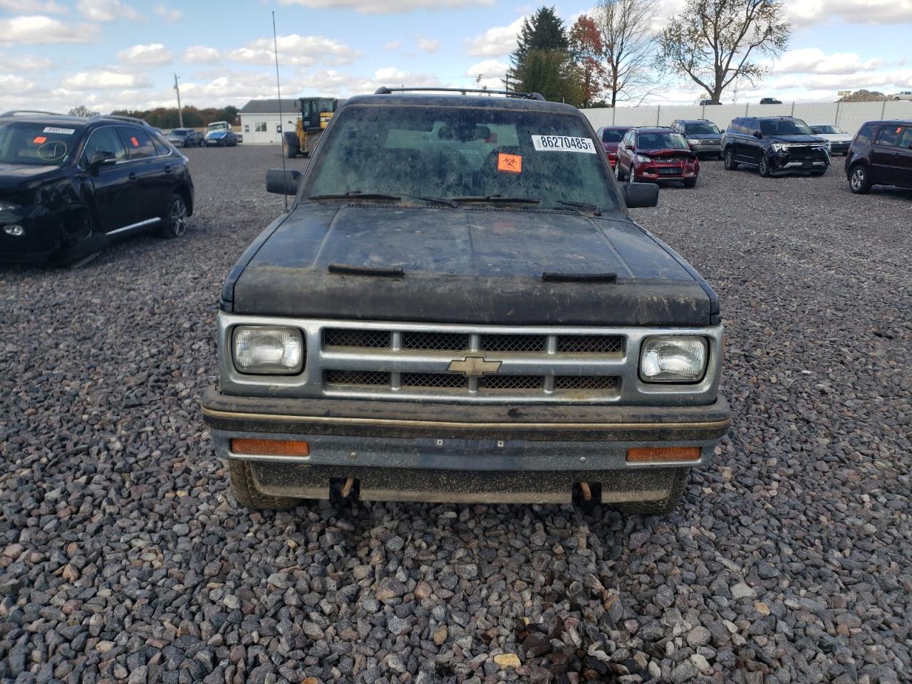 1994 Chevrolet Blazer S10 Black vin: 1GNDT13W5R2158339