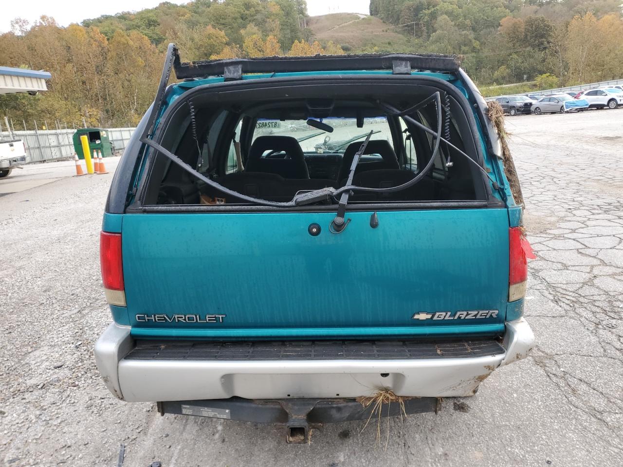 1995 Chevrolet Blazer Green vin: 1GNDT13W6S2113609