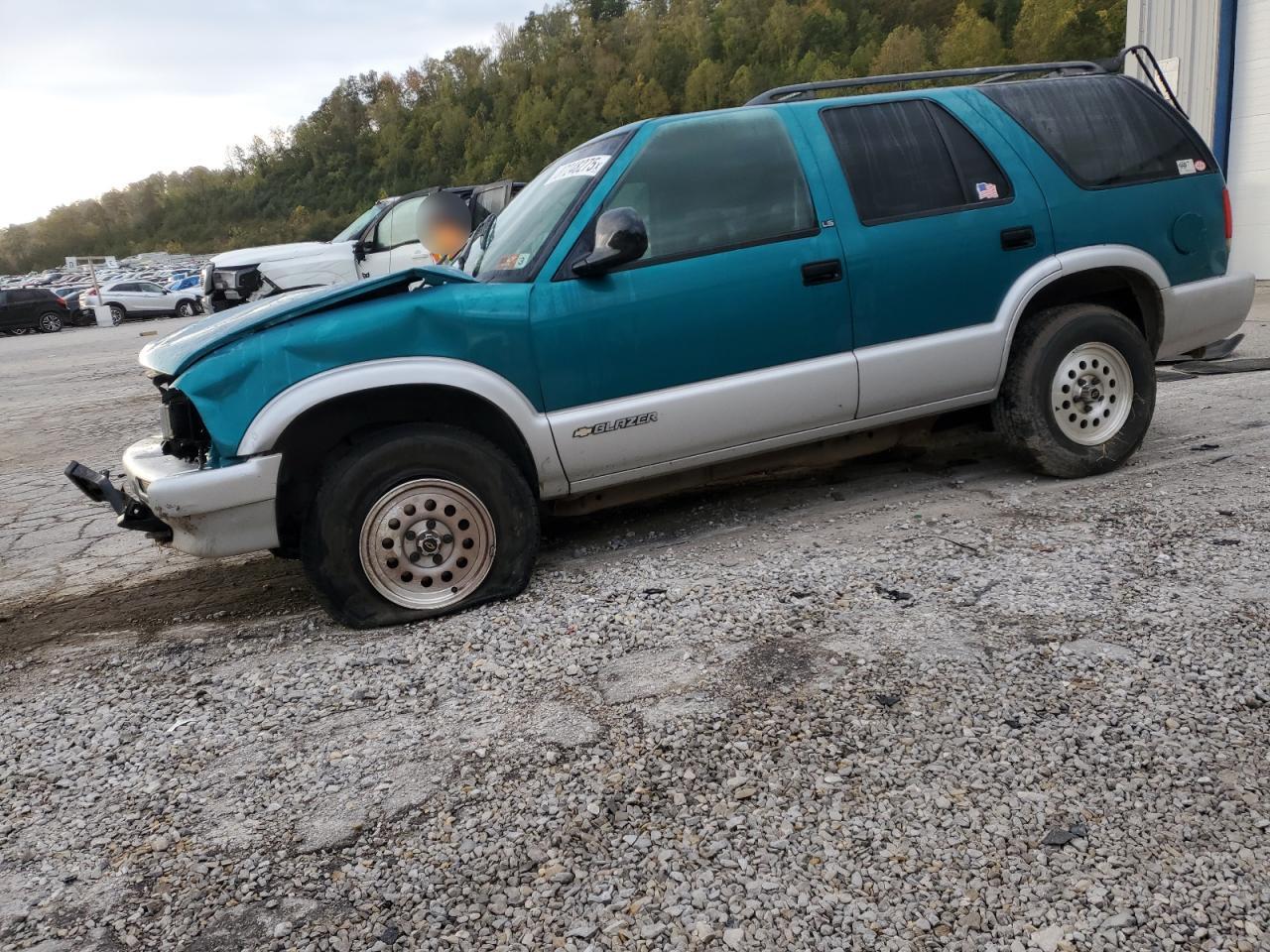 1995 Chevrolet Blazer Green vin: 1GNDT13W6S2113609