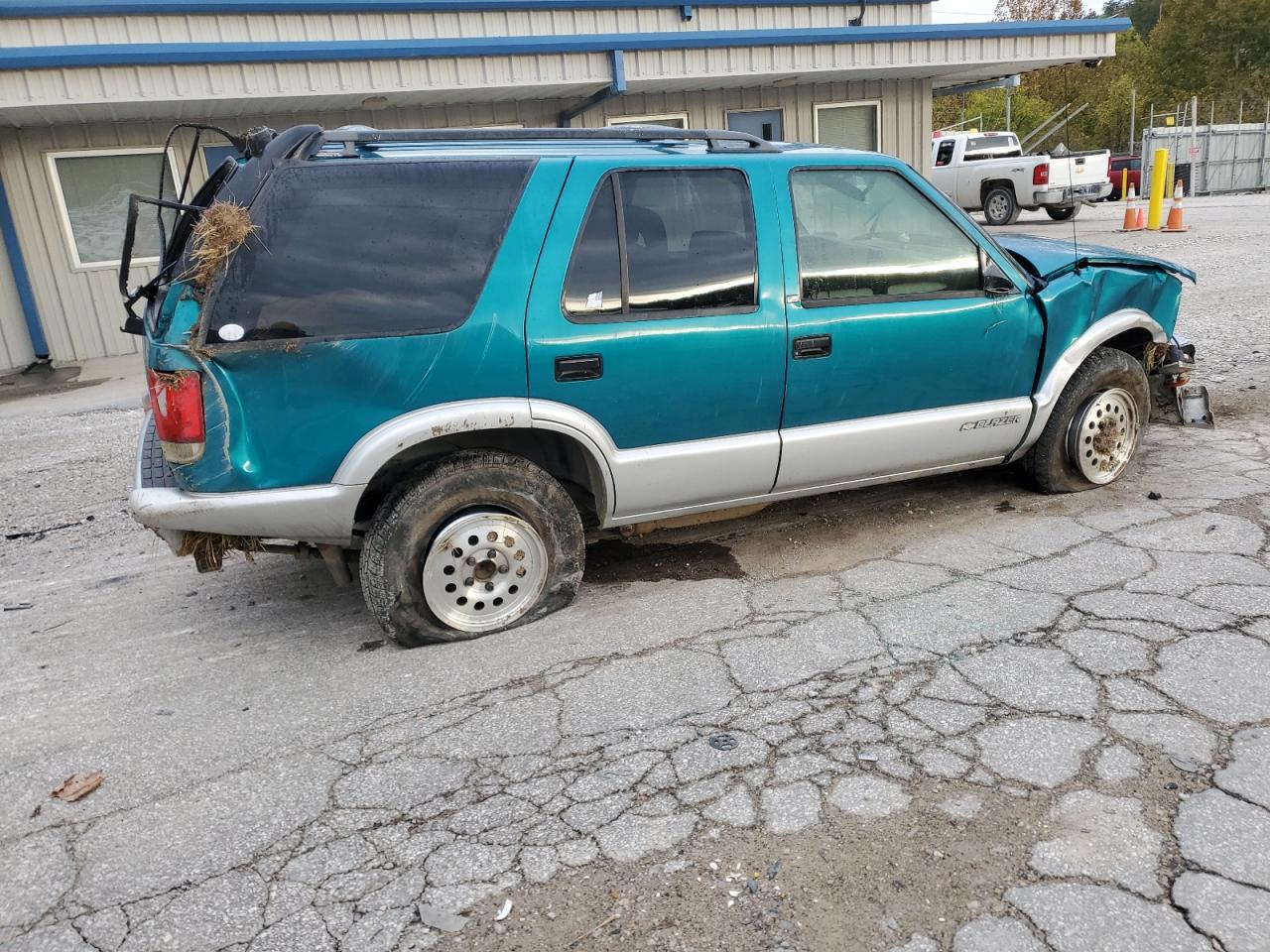 1995 Chevrolet Blazer Green vin: 1GNDT13W6S2113609