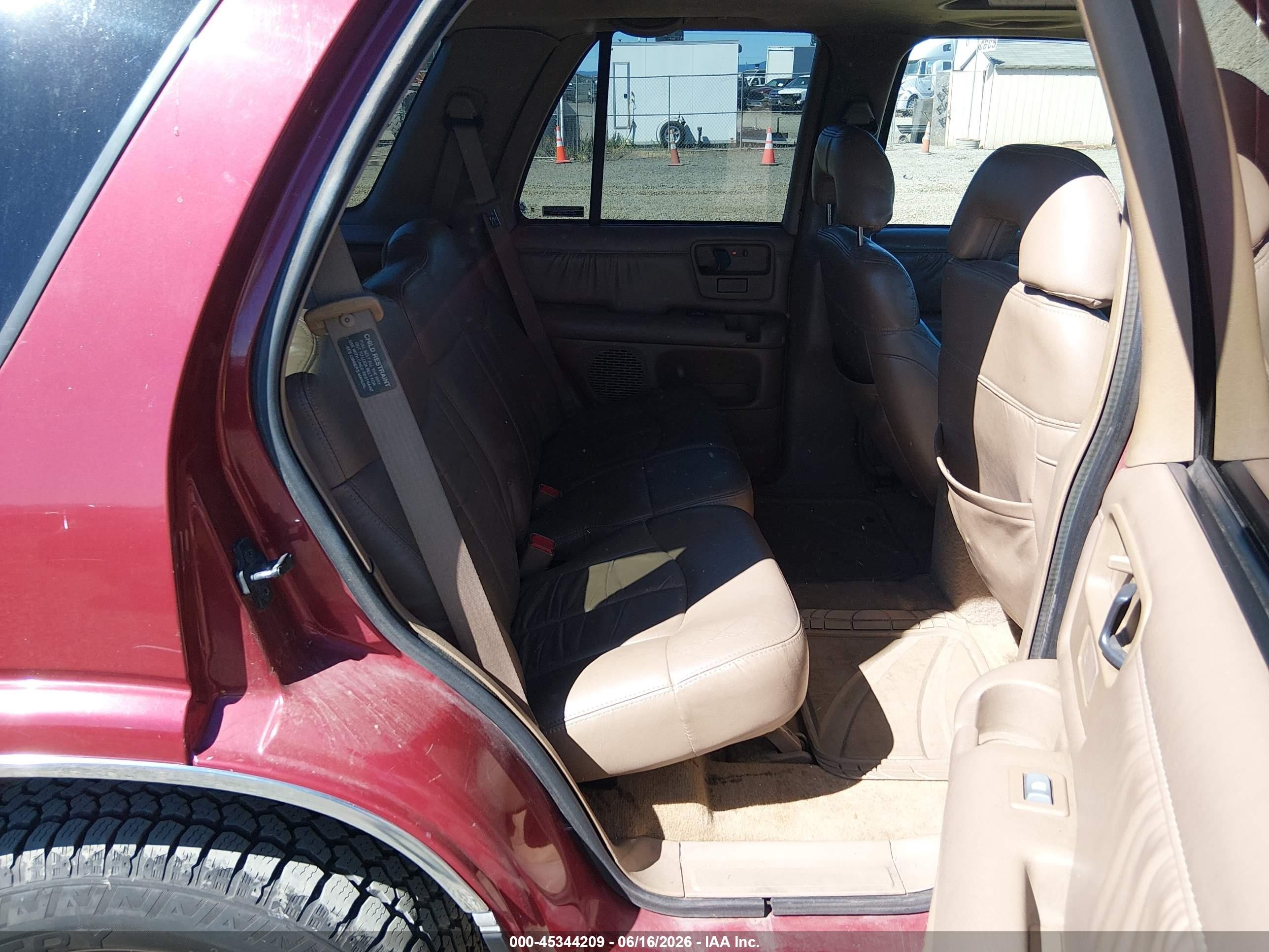 1997 Chevrolet Blazer Lt Red vin: 1GNDT13W6V2254443