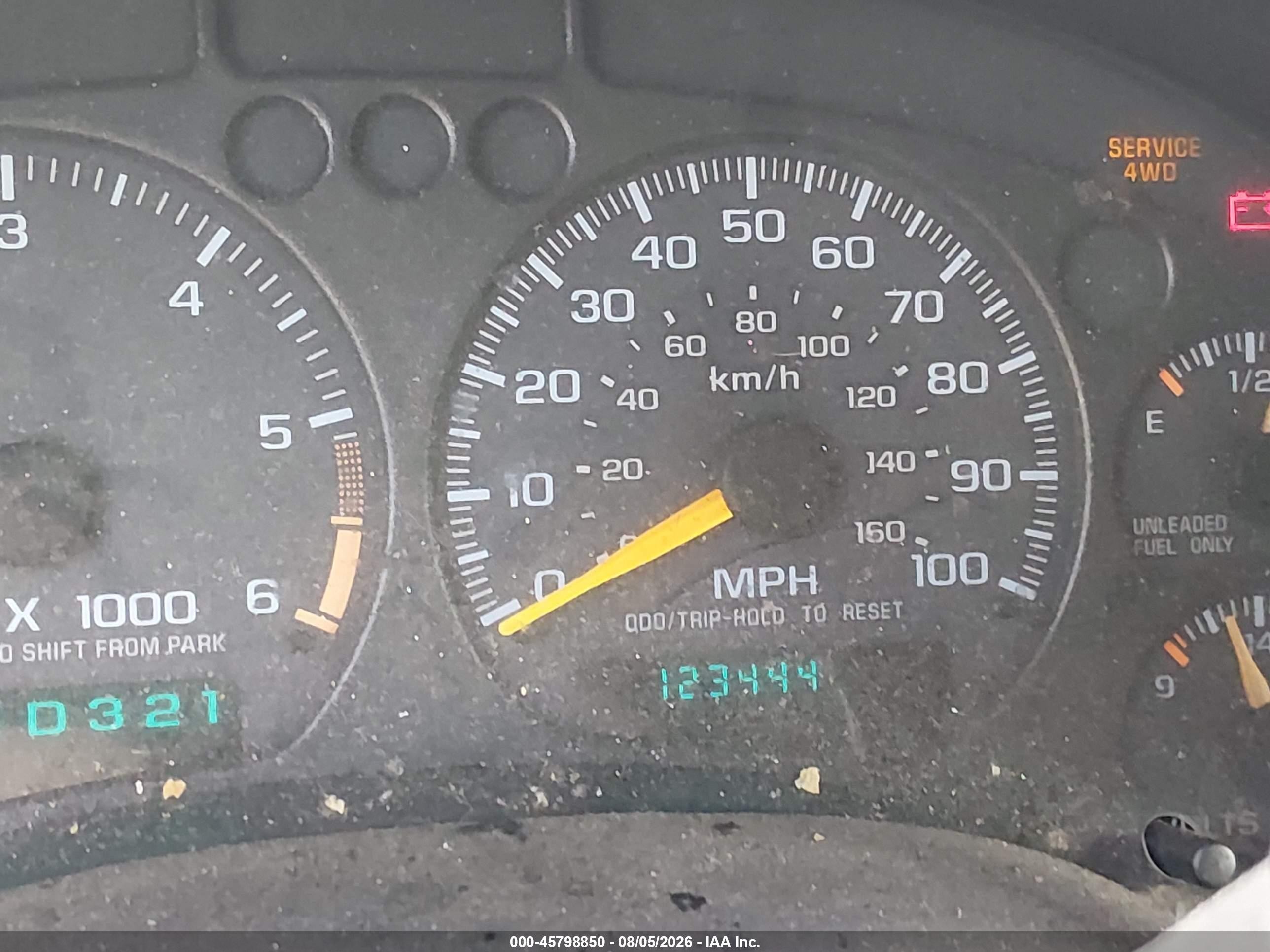 1999 Chevrolet Blazer Lt Blue vin: 1GNDT13W6X2120728