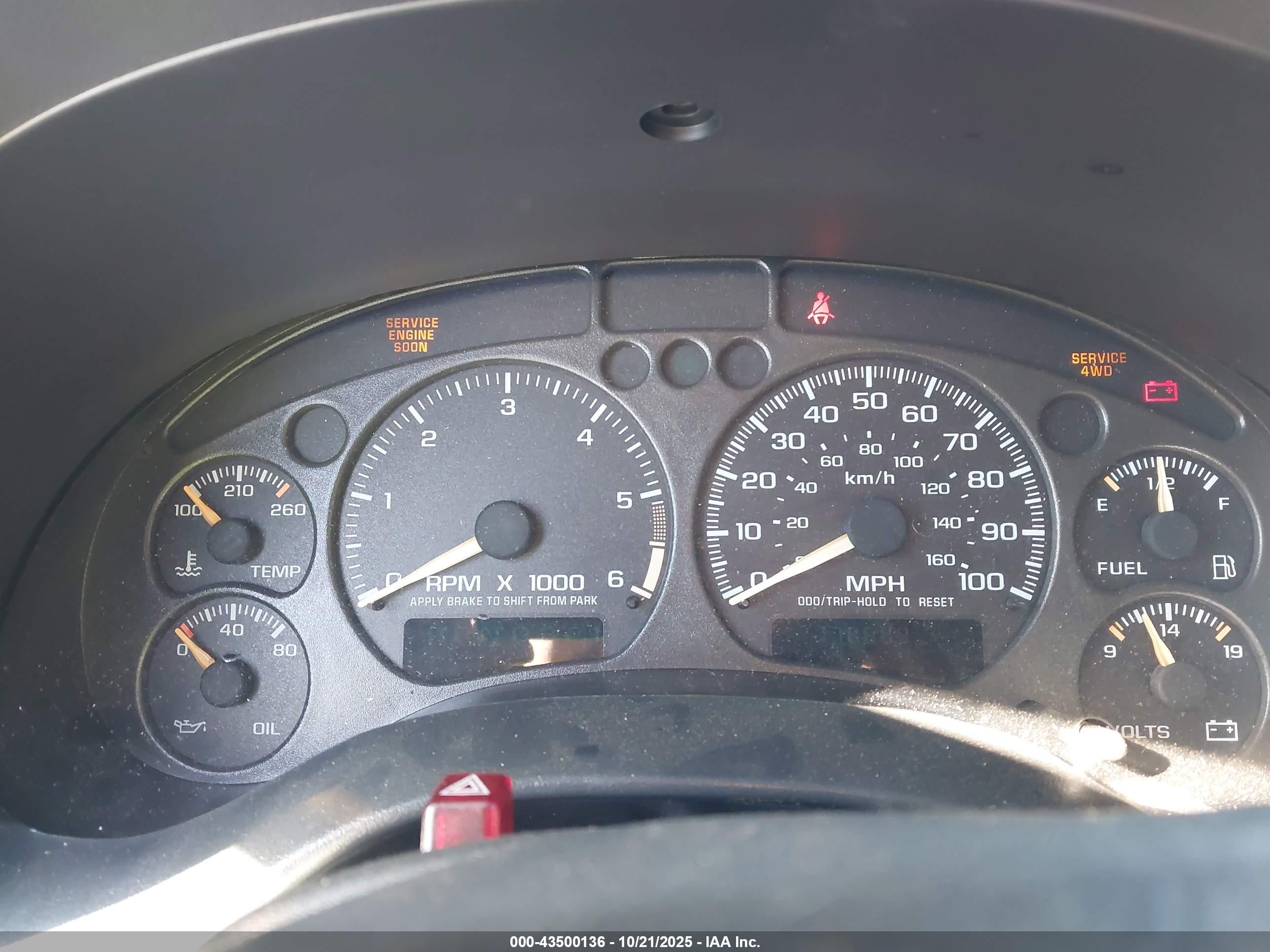 2002 Chevrolet Blazer Ls Бордовый vin: 1GNDT13W72K105387