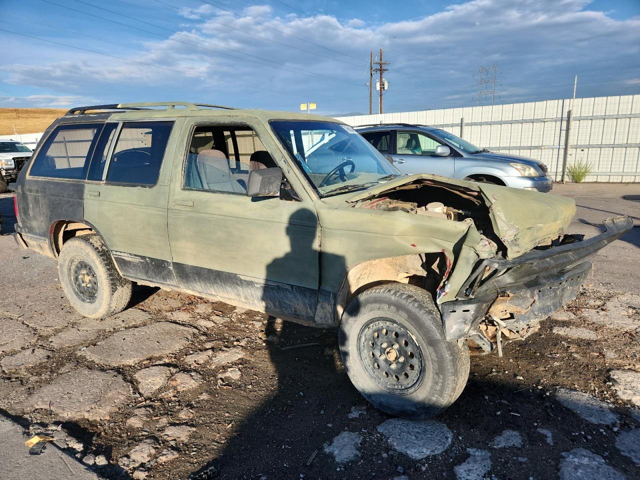 1994 Chevrolet Blazer S10 Green vin: 1GNDT13W7R2114715