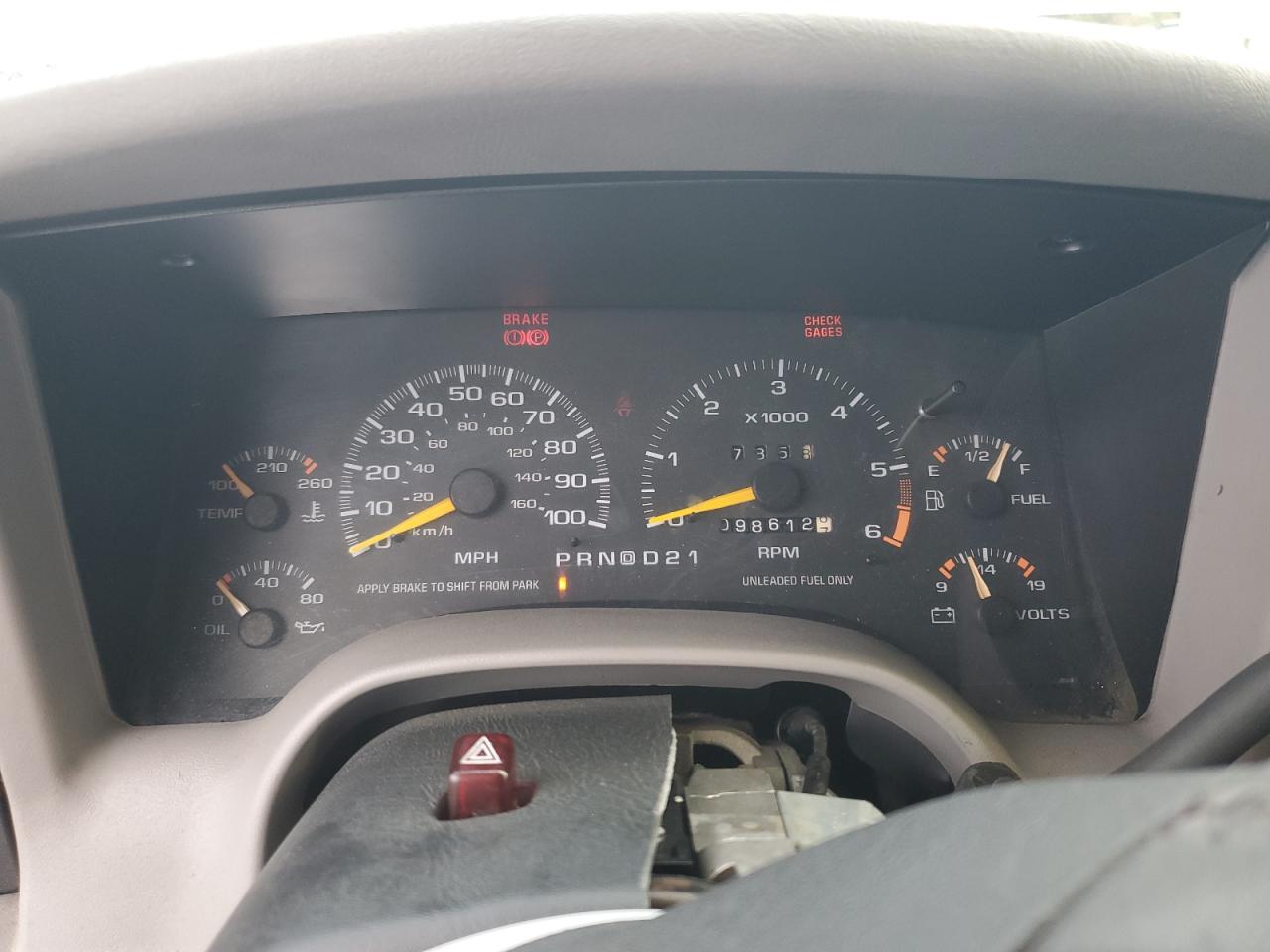 1996 Chevrolet Blazer White vin: 1GNDT13W7T2163632