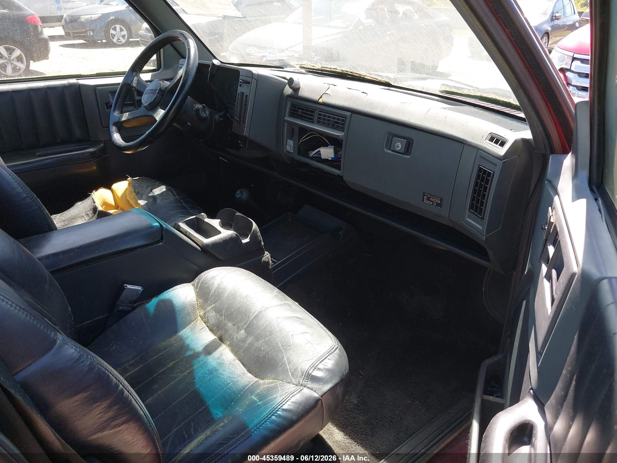 1993 Chevrolet Blazer S10 Red vin: 1GNDT13W8P2106264