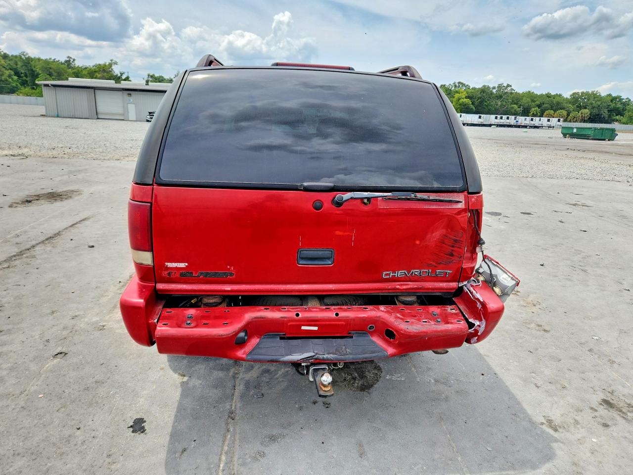 2000 Chevrolet Blazer Красный vin: 1GNDT13W8Y2285715
