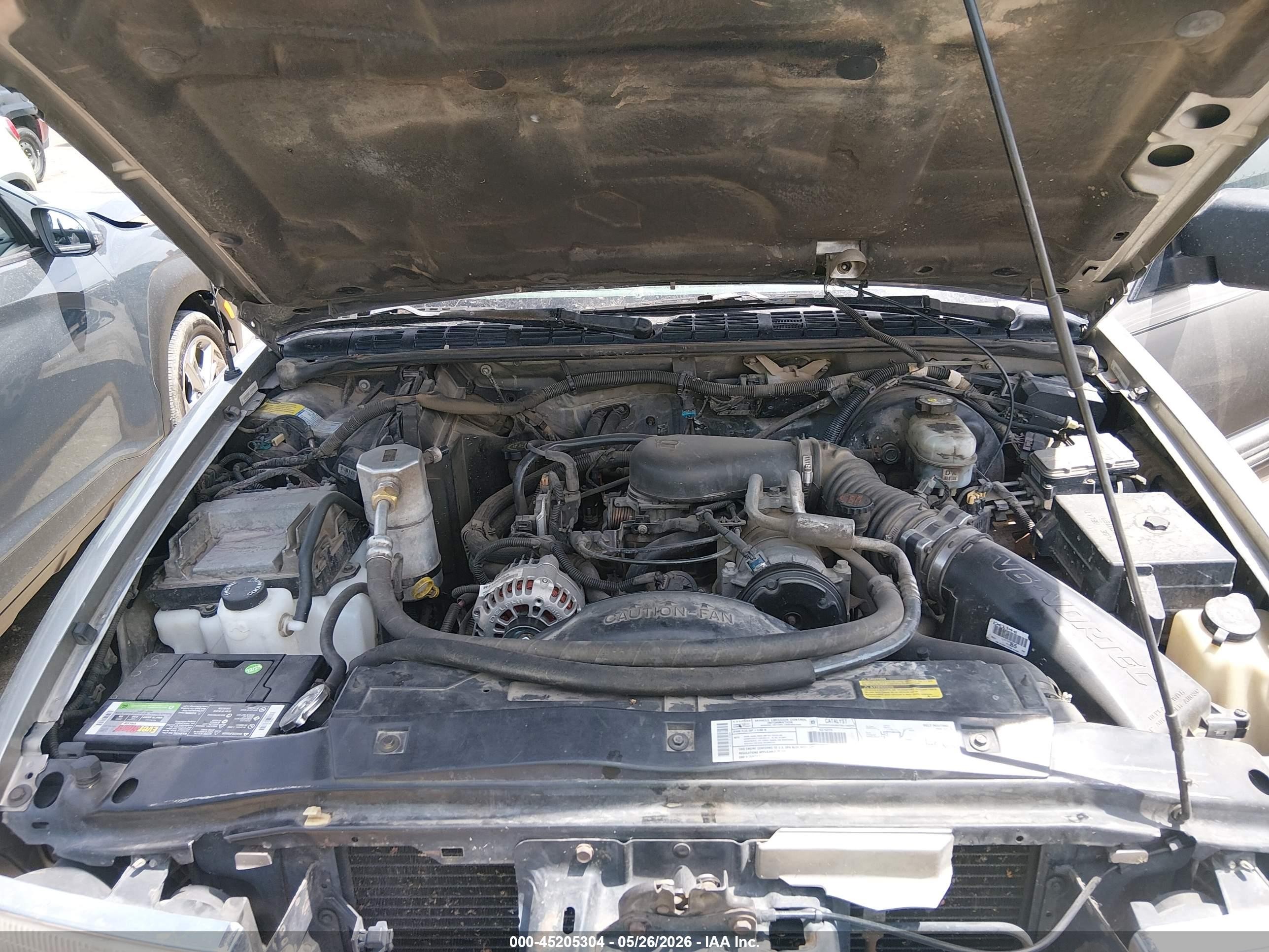 2001 Chevrolet Blazer Lt Серый vin: 1GNDT13WX12131948