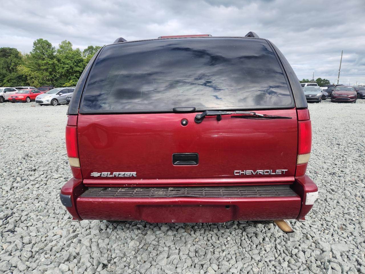 1997 Chevrolet Blazer Burgundy vin: 1GNDT13WXV2219985