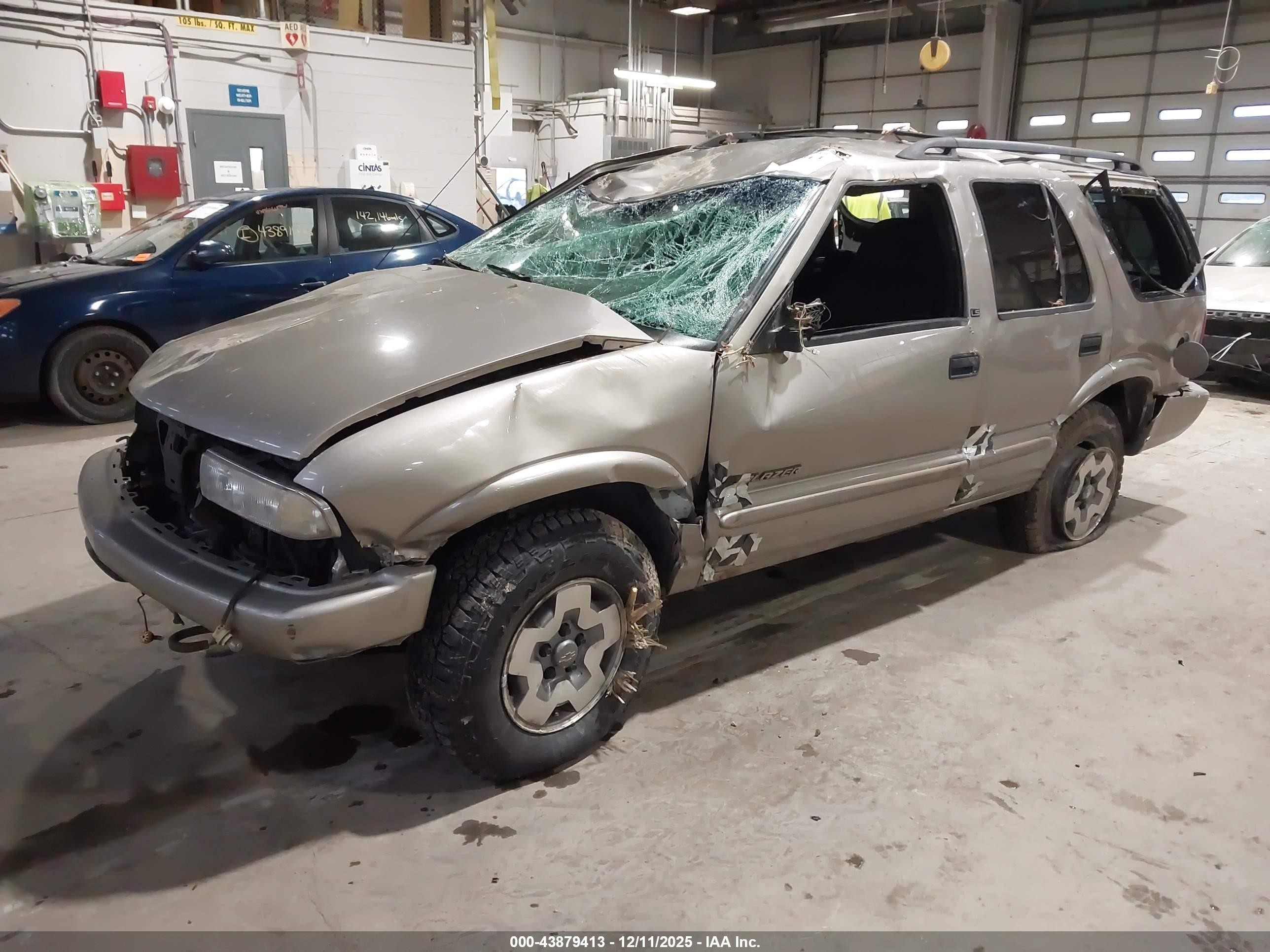 2003 Chevrolet Blazer Ls Pewter vin: 1GNDT13X83K139252